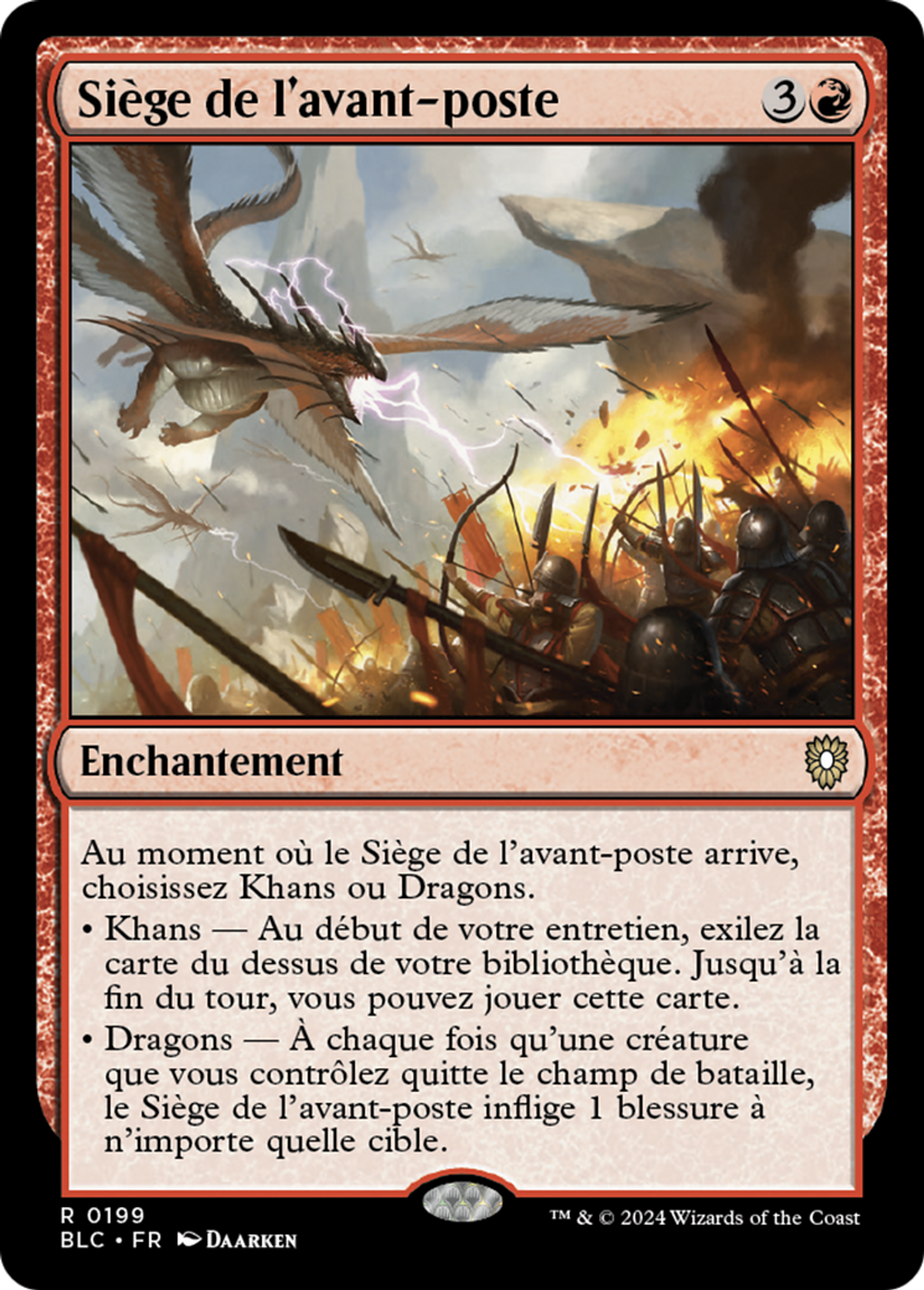 Siège de l'avant-poste — Bloomburrow Commander — Magic: The Gathering