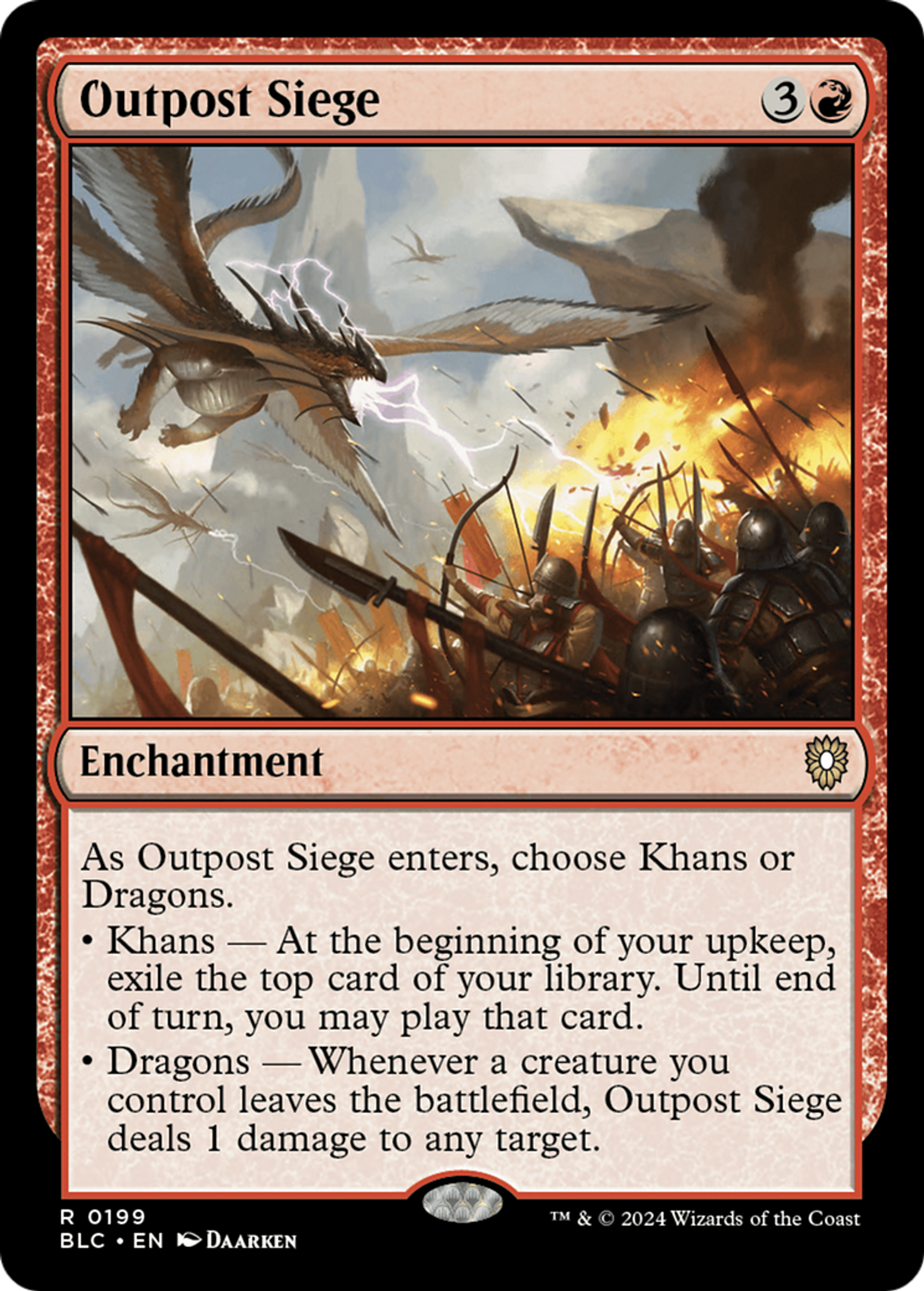 Outpost Siege — Bloomburrow Commander — Magic: The Gathering