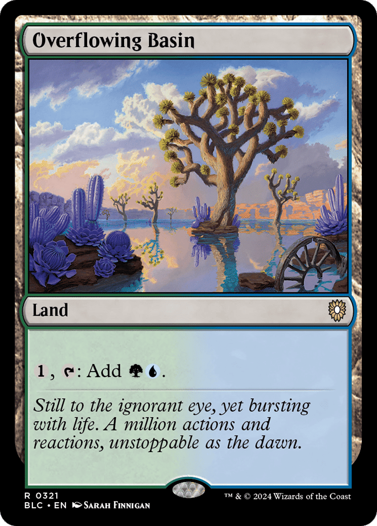 Overflowing Basin — Bloomburrow Commander — Magic: The Gathering