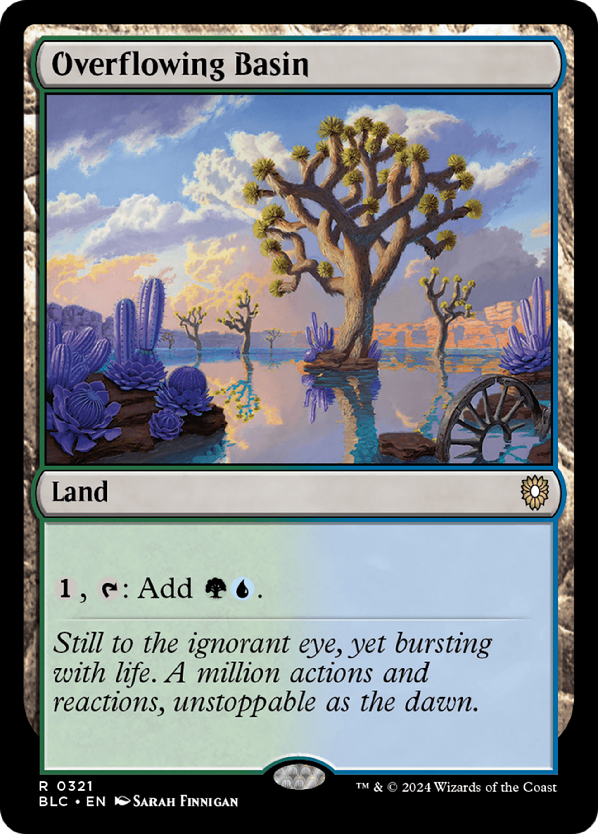 Overflowing Basin — Bloomburrow Commander — Magic: The Gathering