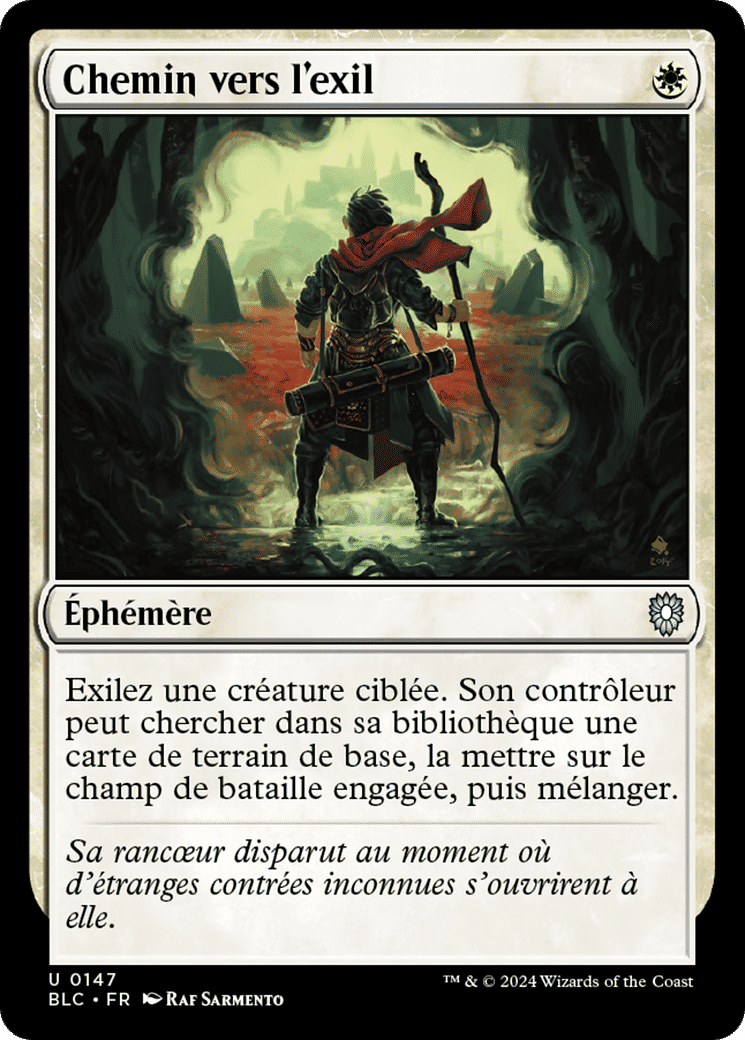 Chemin vers l'exil — Bloomburrow Commander — Magic: The Gathering