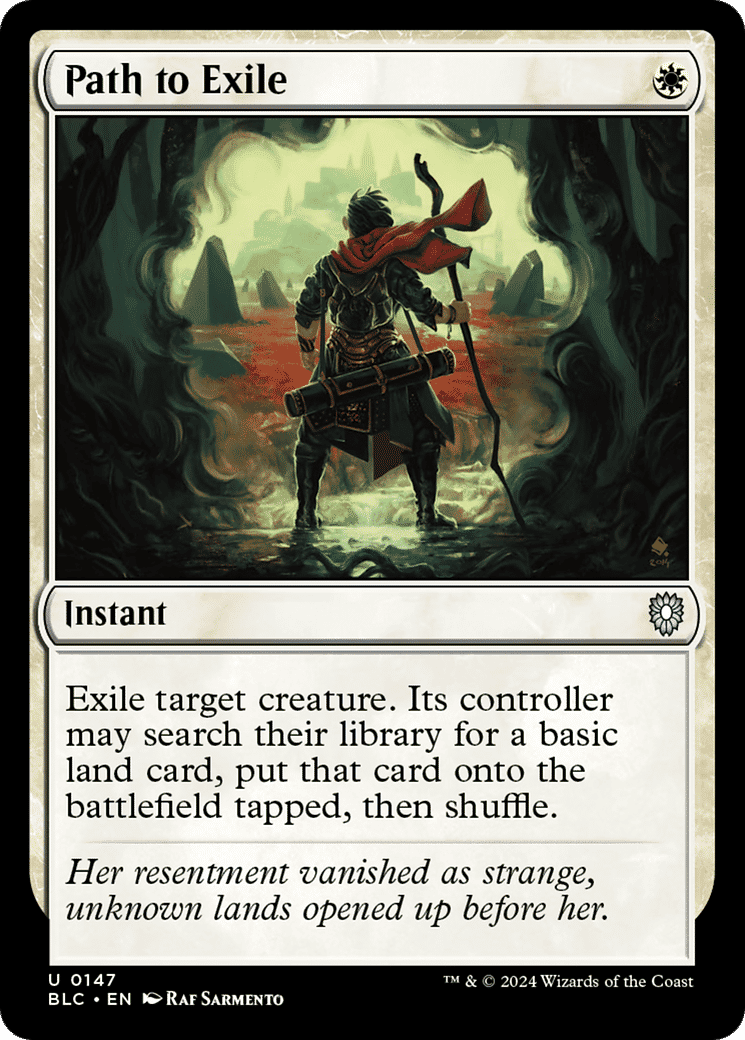 Path to Exile — Bloomburrow Commander — Magic: The Gathering