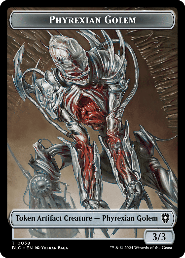 Phyrexian Golem — Bloomburrow Commander — Magic: The Gathering