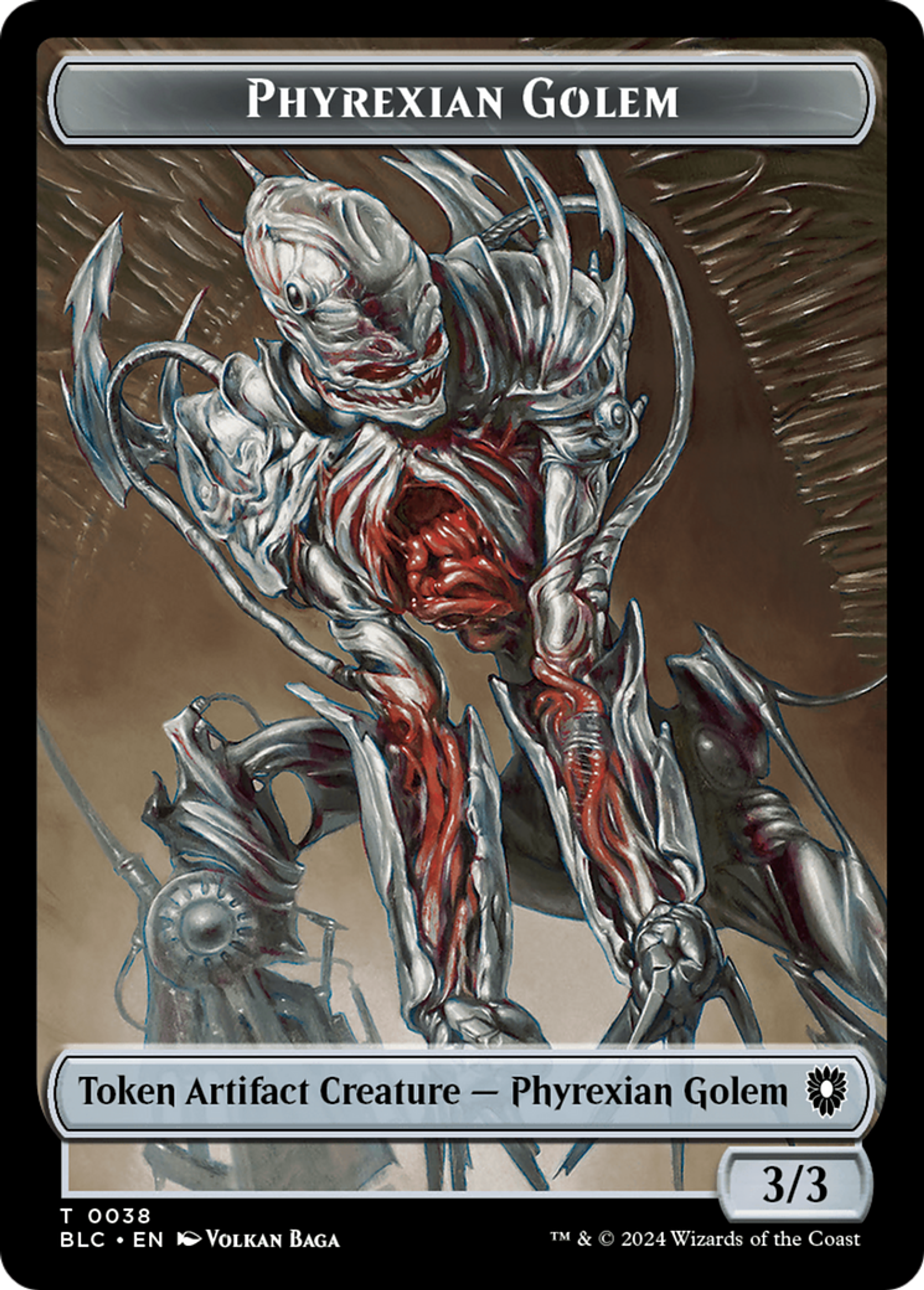 Phyrexian Golem — Bloomburrow Commander — Magic: The Gathering