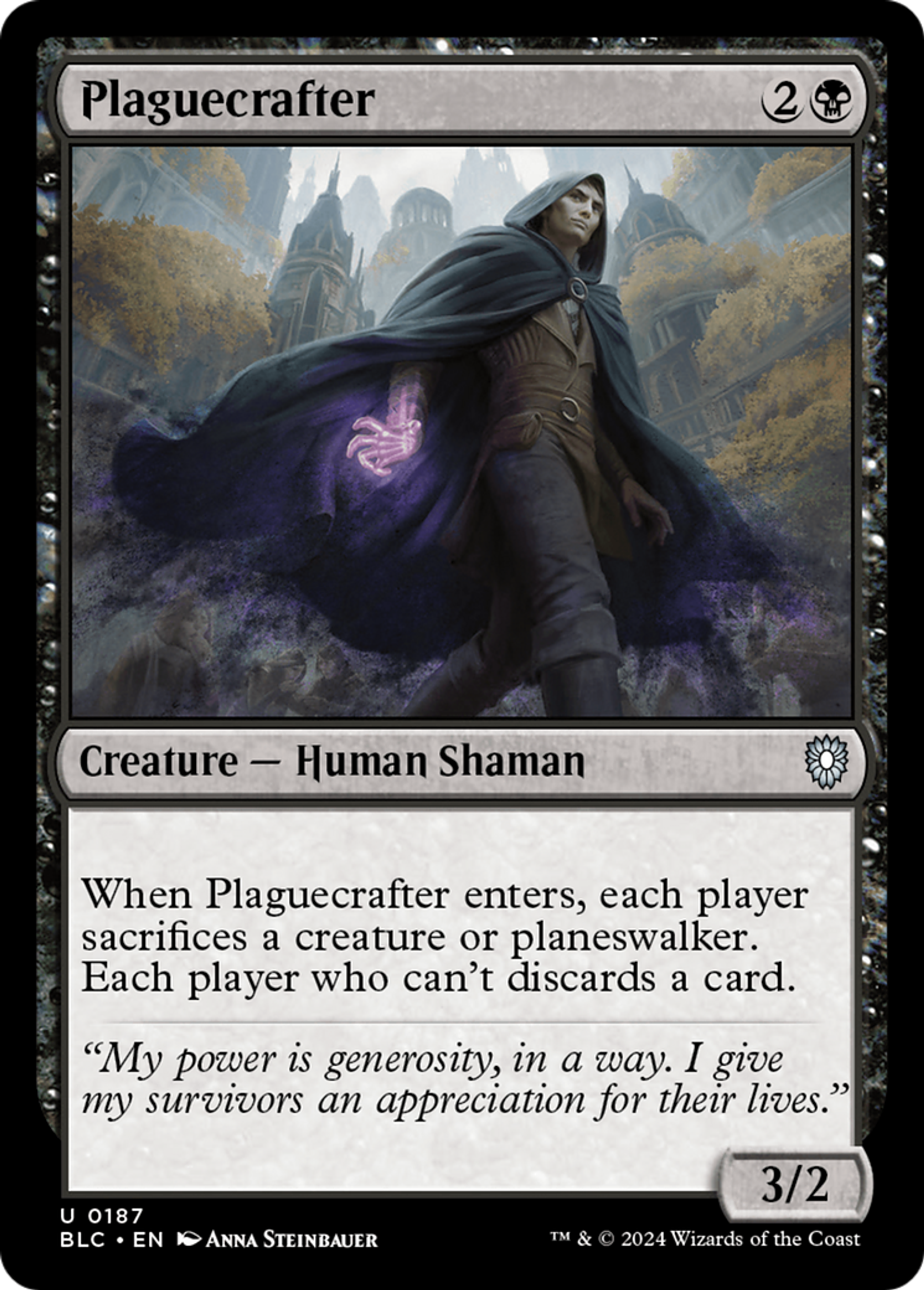 Plaguecrafter — Bloomburrow Commander — Magic: The Gathering