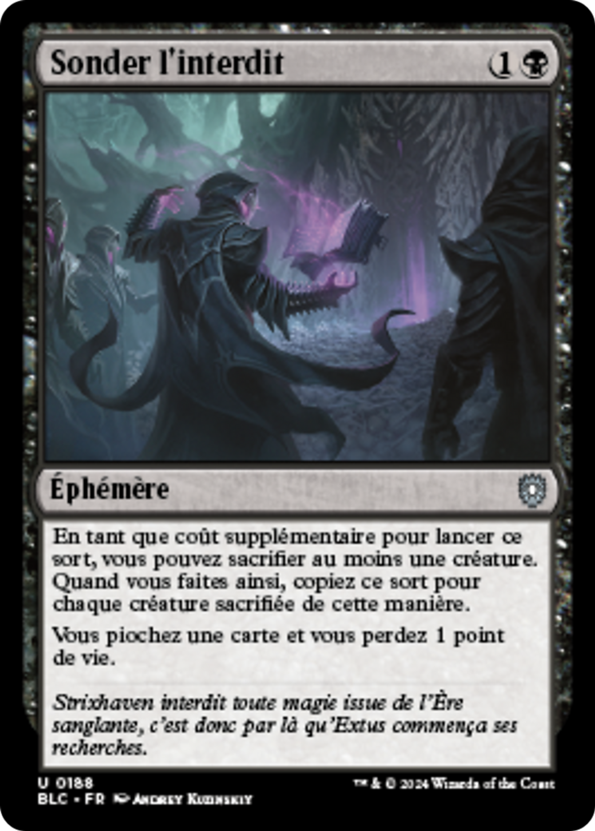 Sonder l'interdit — Bloomburrow Commander — Magic: The Gathering