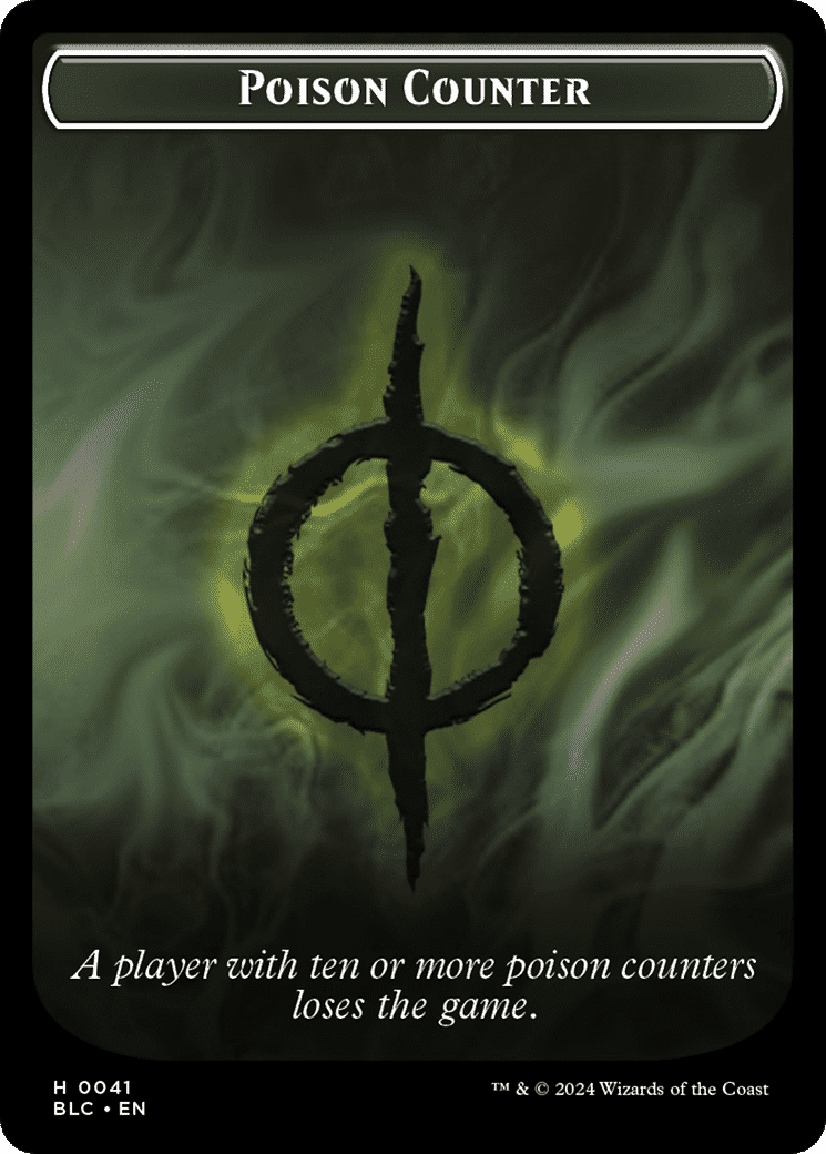 Poison Counter — Bloomburrow Commander — Magic: The Gathering
