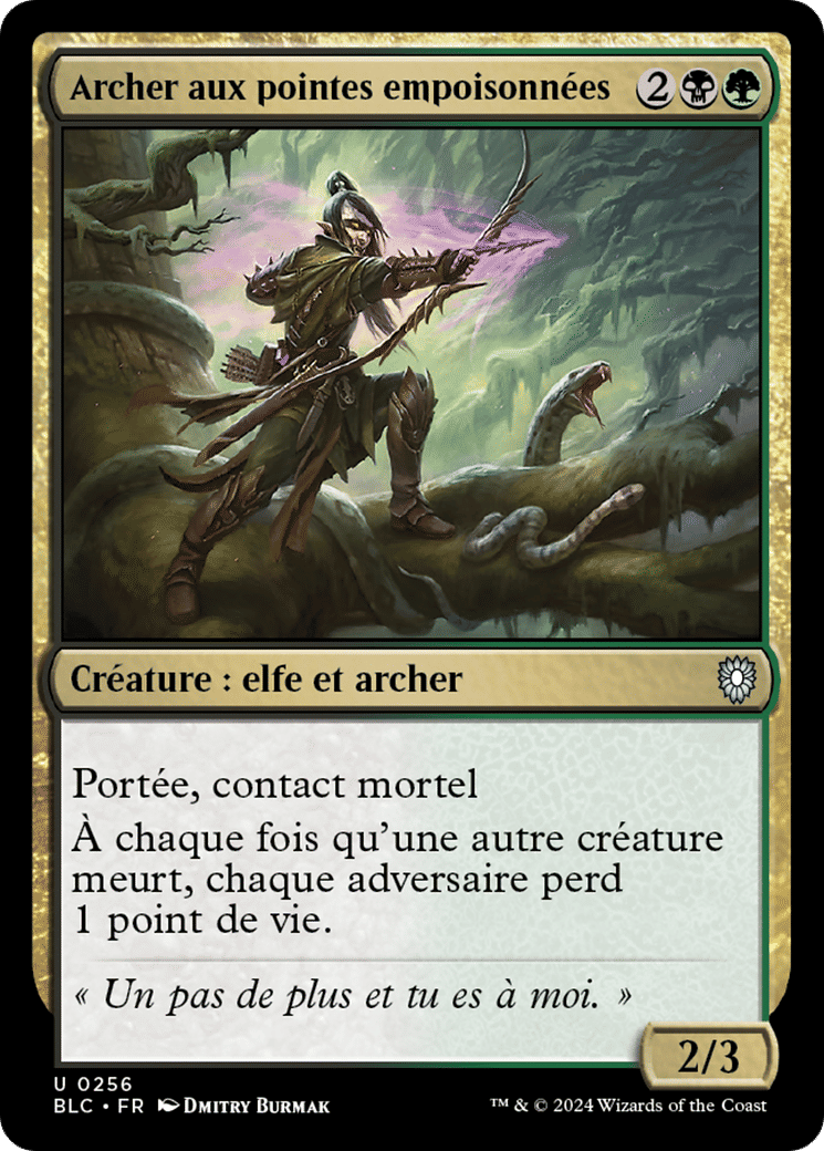 Archer aux pointes empoisonnées — Bloomburrow Commander — Magic: The Gathering