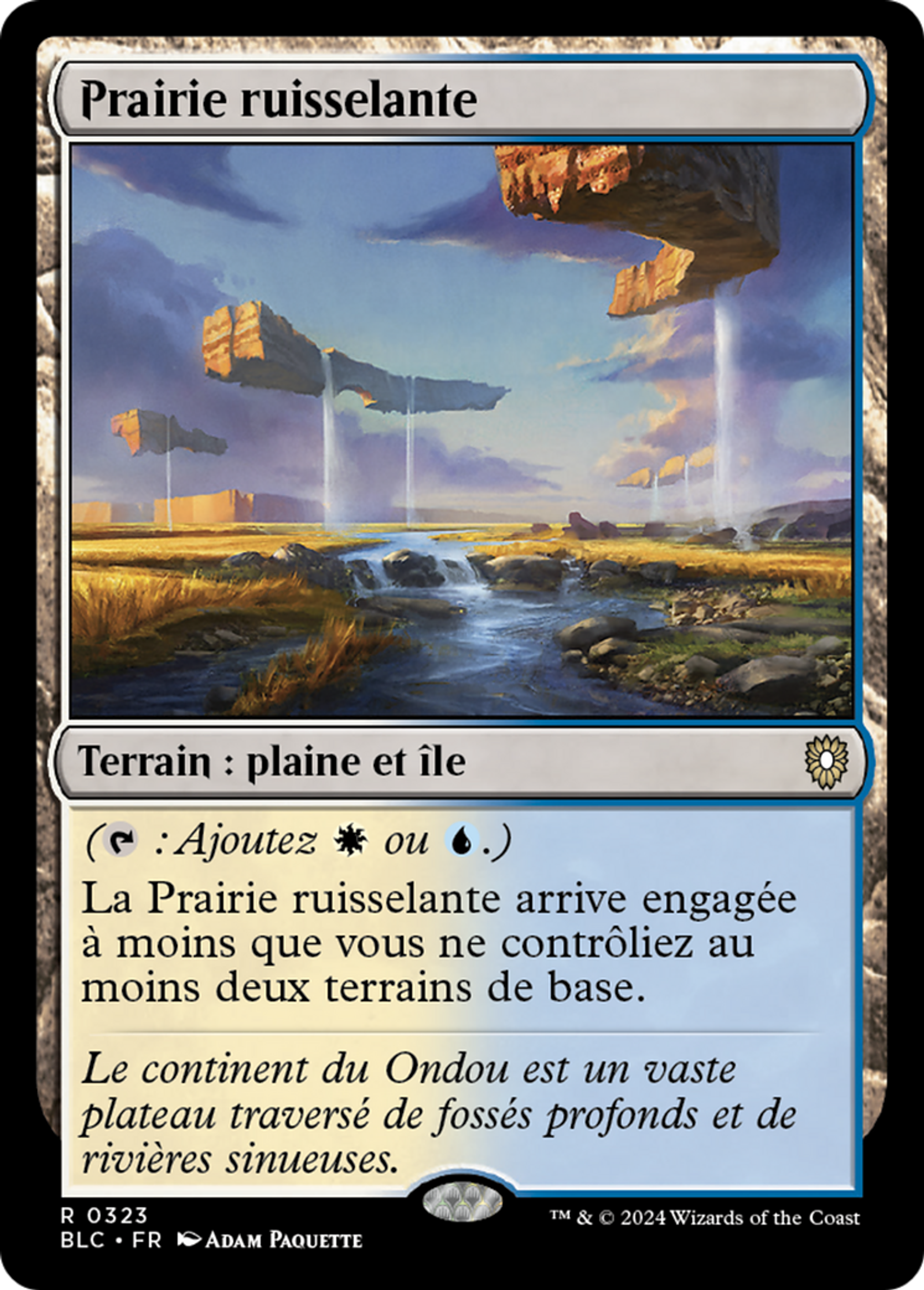 Prairie ruisselante — Bloomburrow Commander — Magic: The Gathering