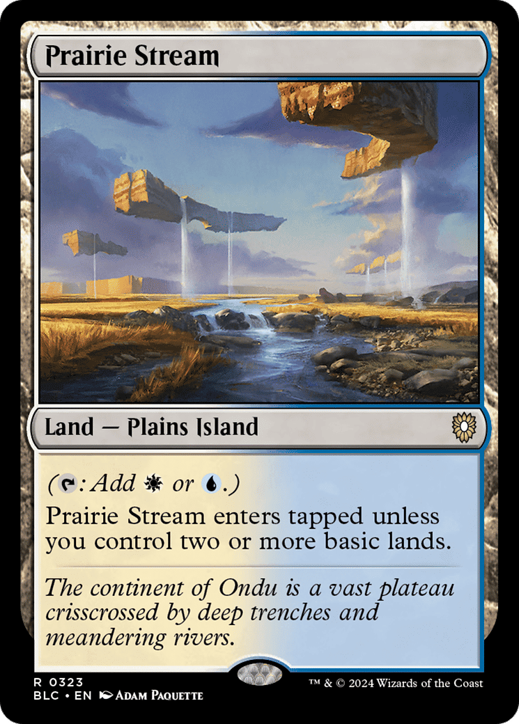Prairie Stream — Bloomburrow Commander — Magic: The Gathering