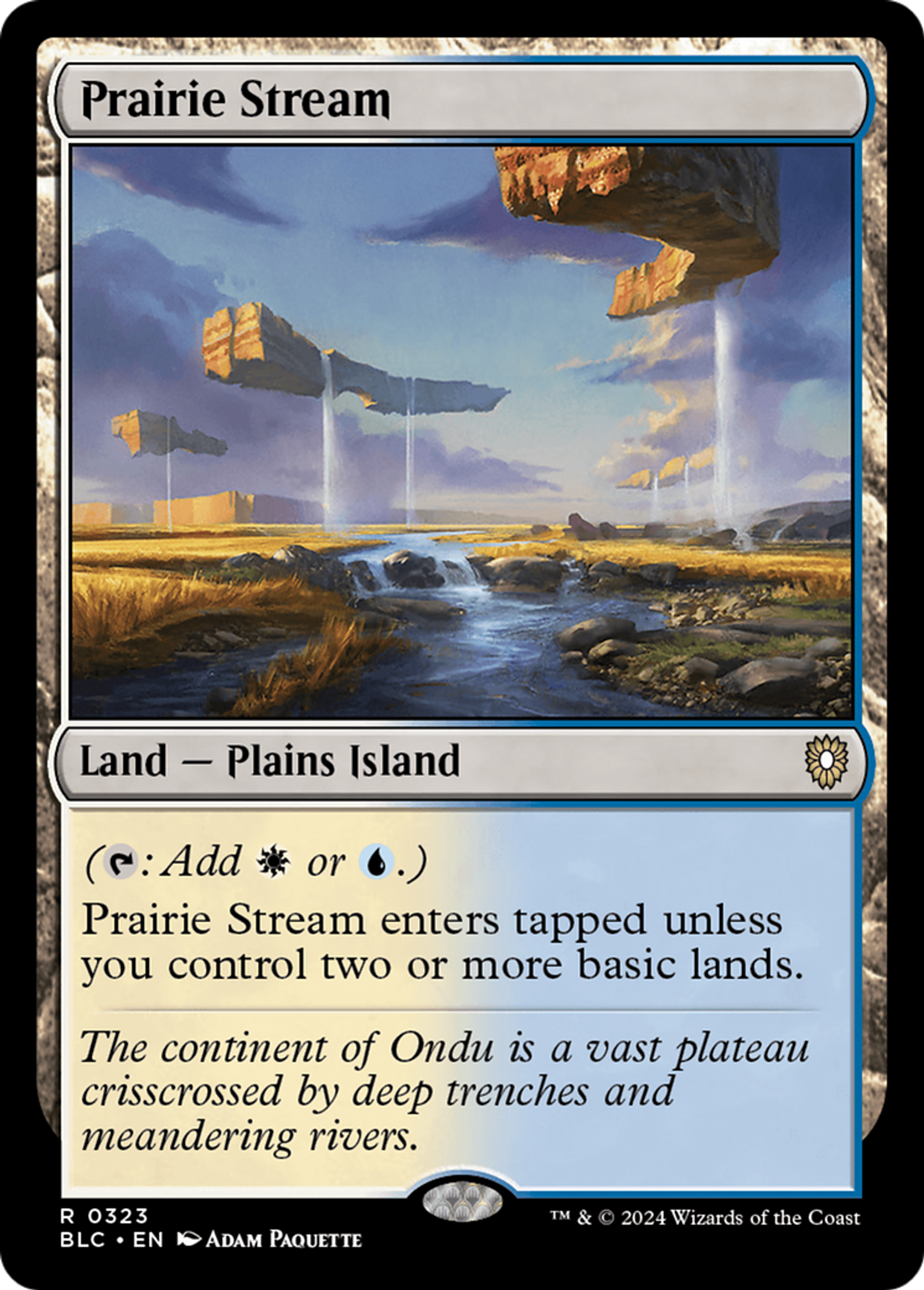 Prairie Stream — Bloomburrow Commander — Magic: The Gathering