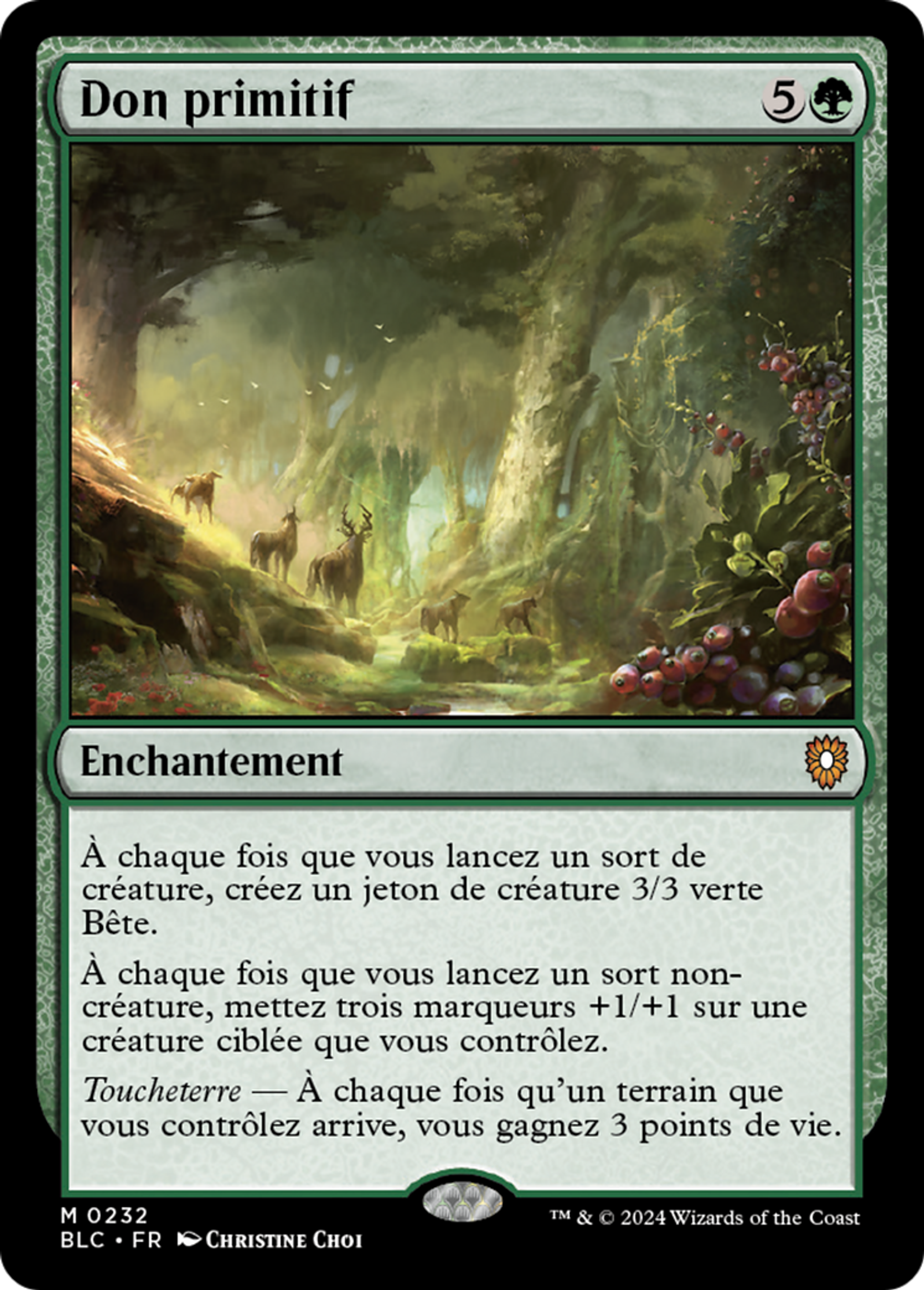 Don primitif — Bloomburrow Commander — Magic: The Gathering