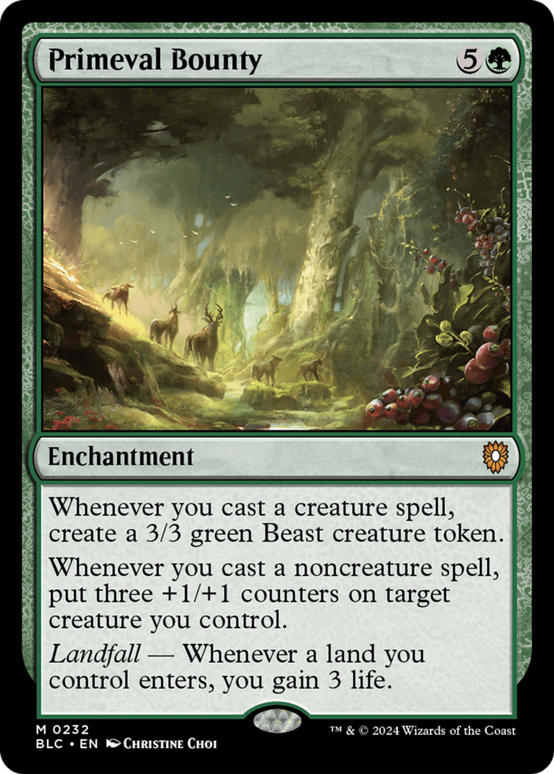 Don primitif — Bloomburrow Commander — Magic: The Gathering