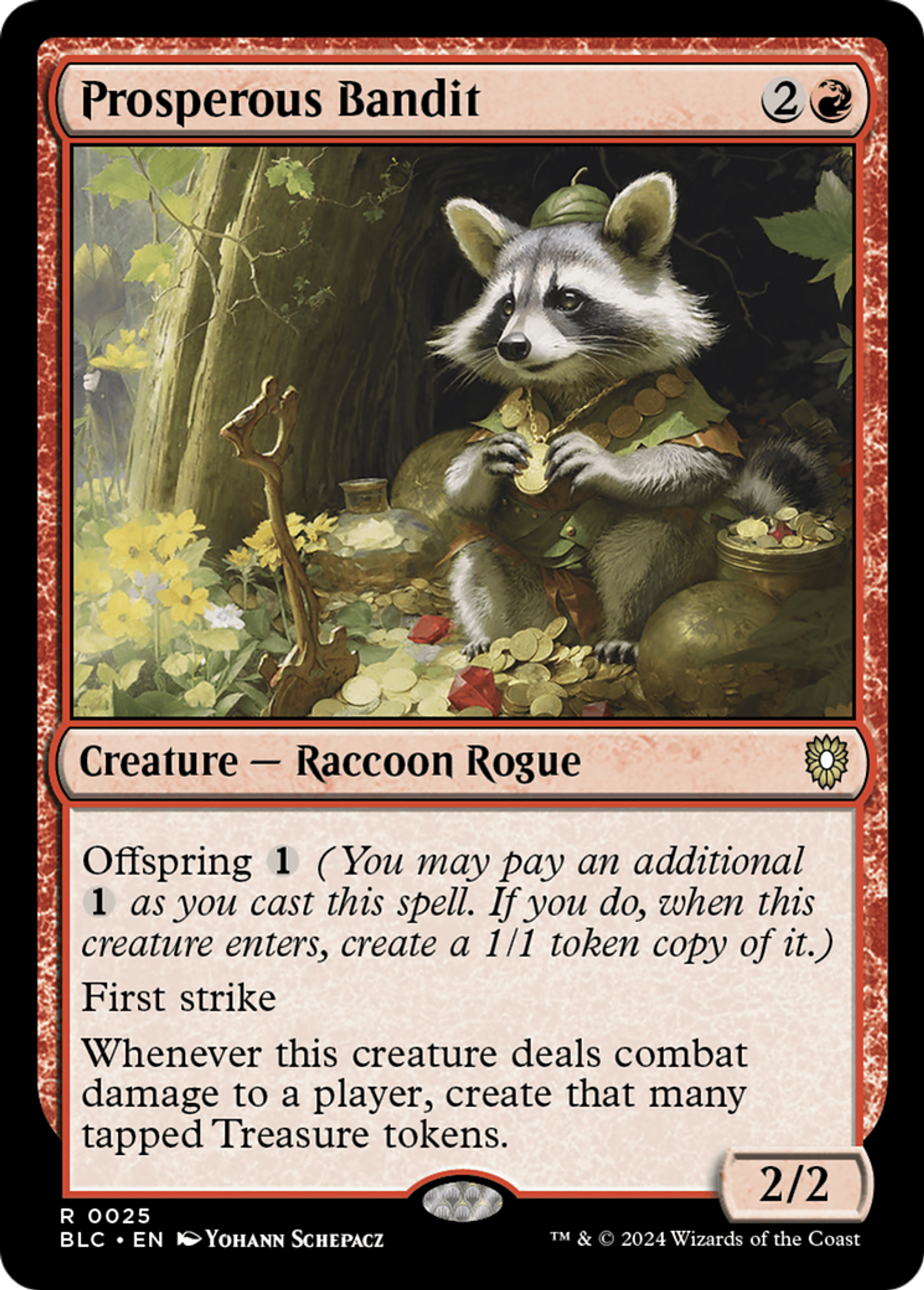 Prosperous Bandit — Bloomburrow Commander — Magic: The Gathering