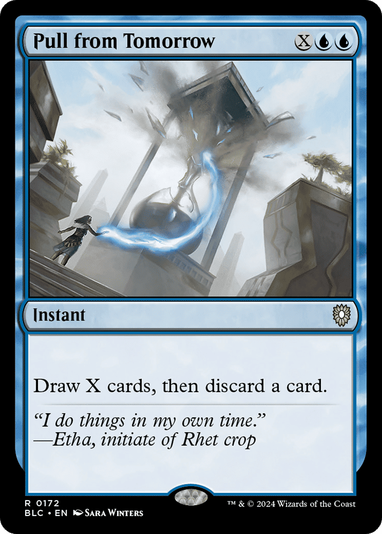 Pull from Tomorrow — Bloomburrow Commander — Magic: The Gathering