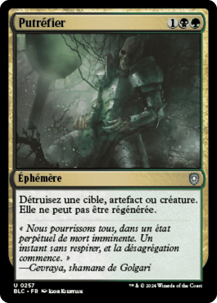 Putréfier — Bloomburrow Commander — Magic: The Gathering