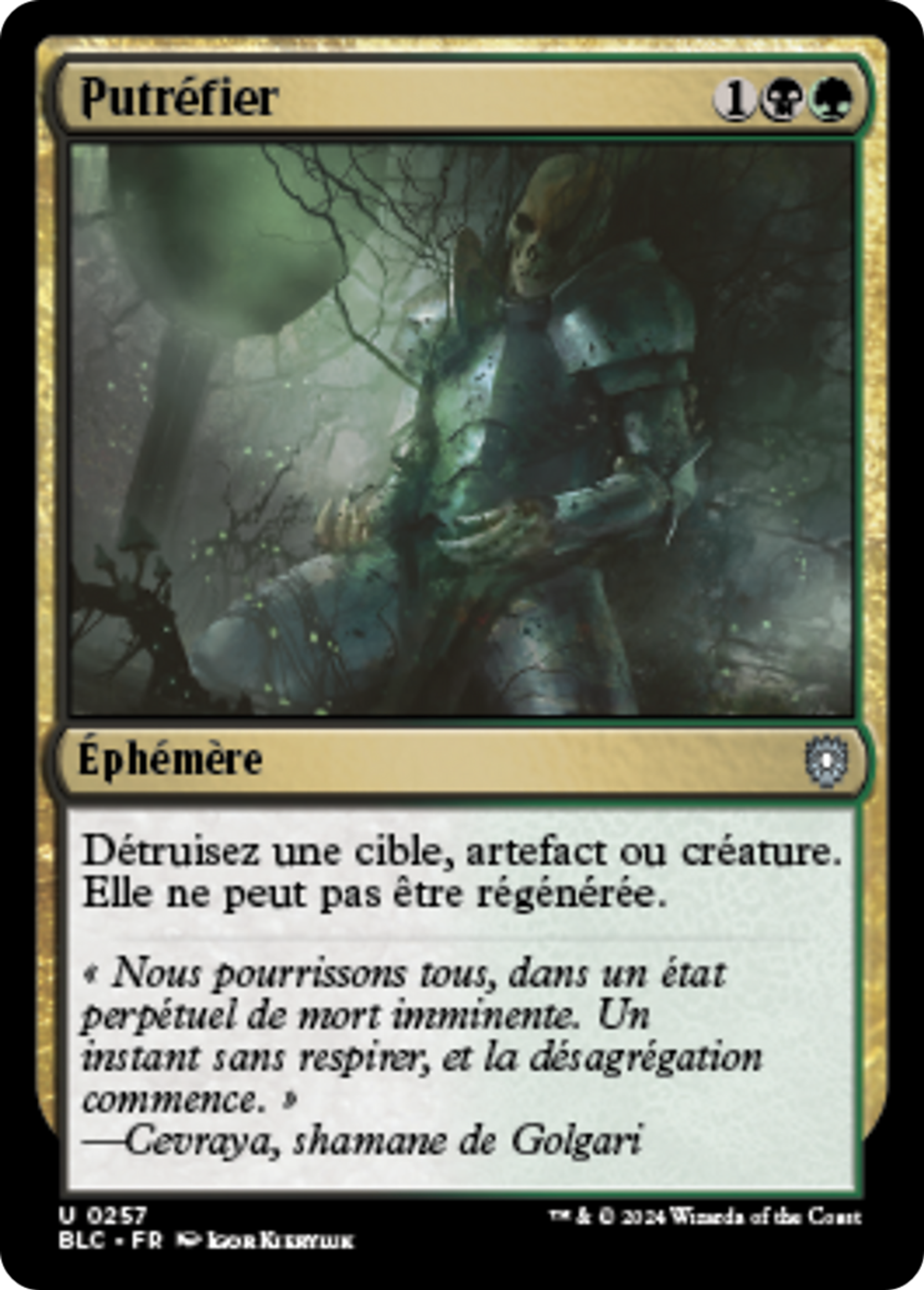Putréfier — Bloomburrow Commander — Magic: The Gathering