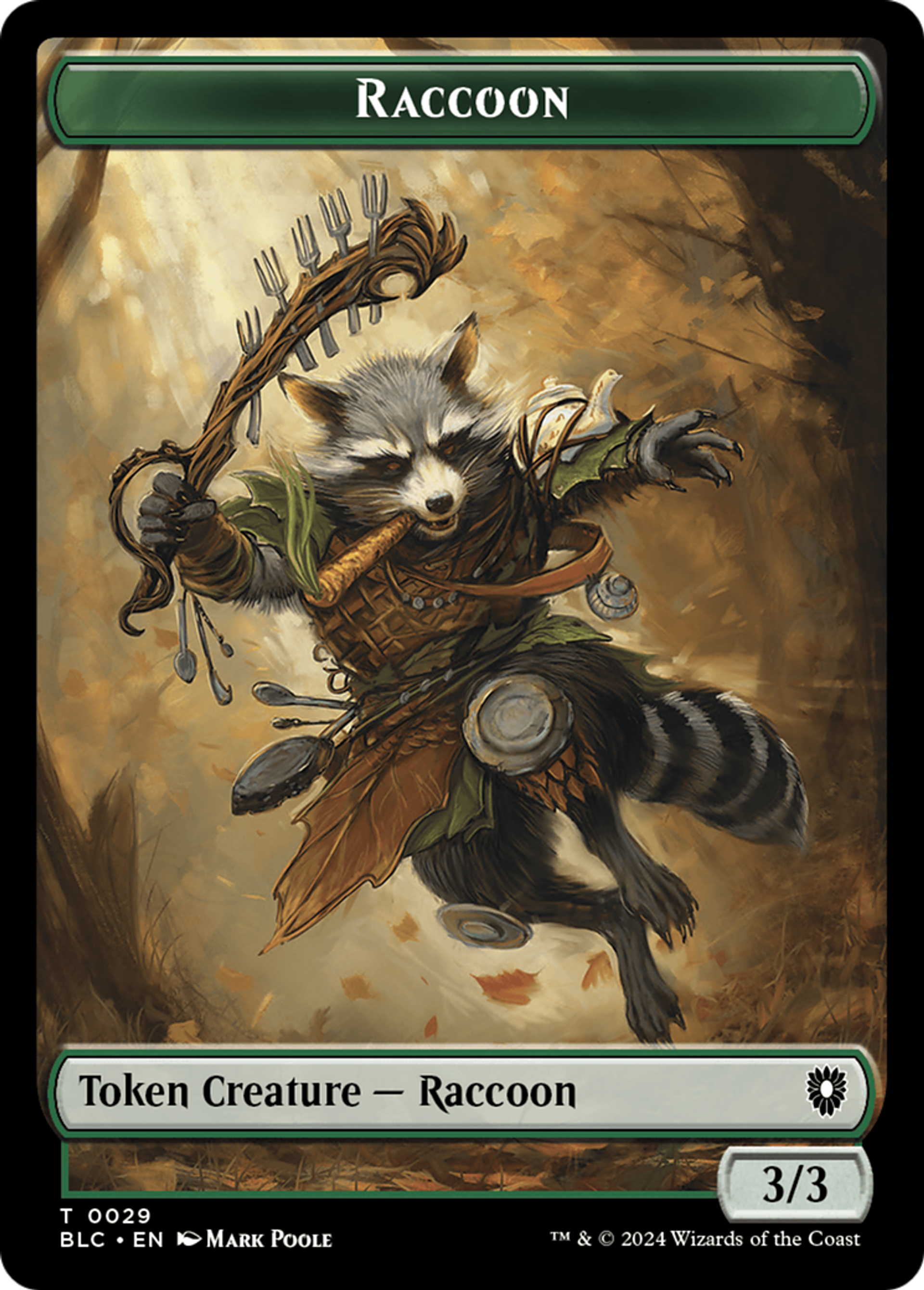 Raccoon — Bloomburrow Commander — Magic: The Gathering