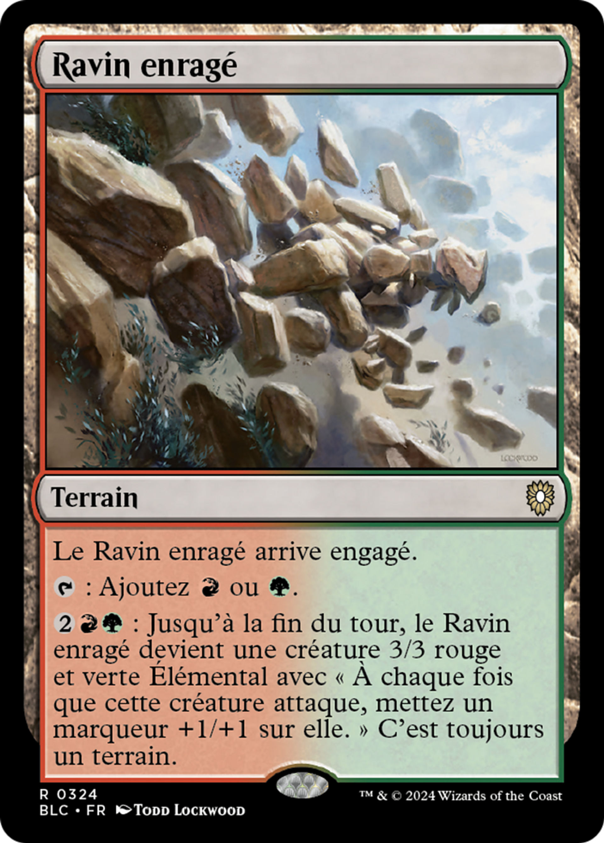Ravin enragé — Bloomburrow Commander — Magic: The Gathering