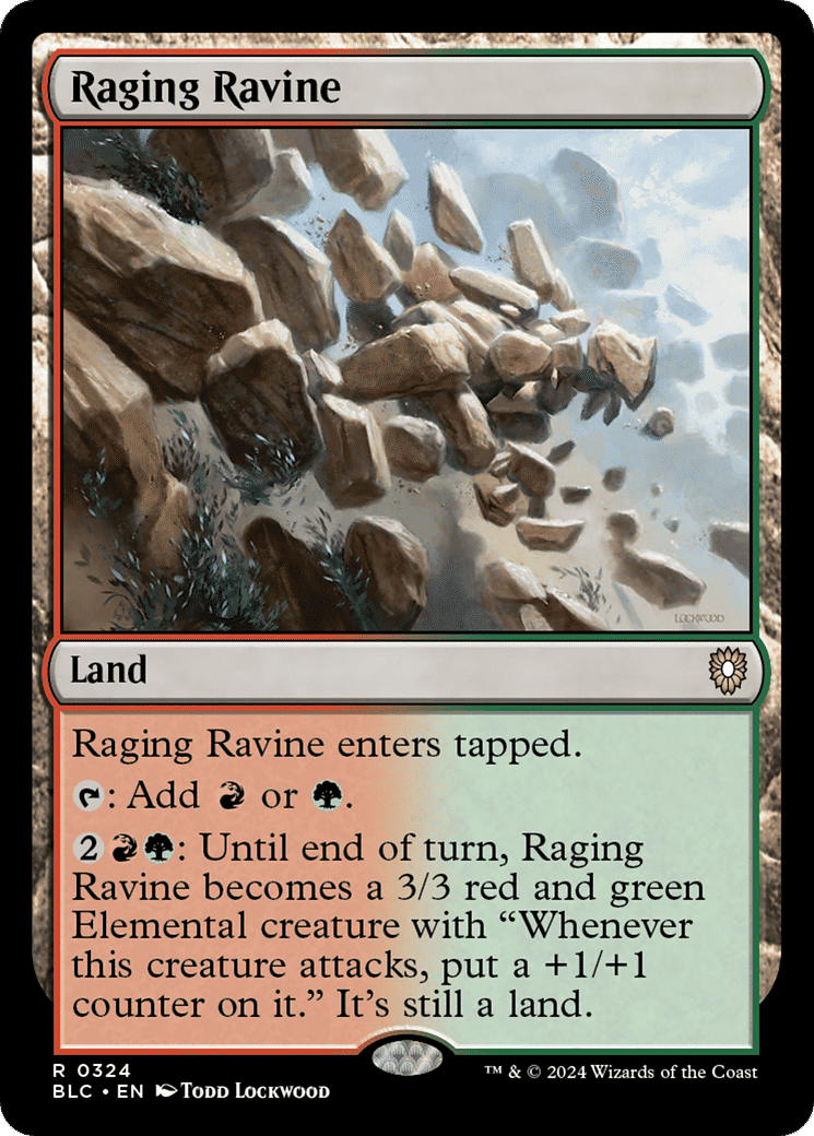 Raging Ravine — Bloomburrow Commander — Magic: The Gathering
