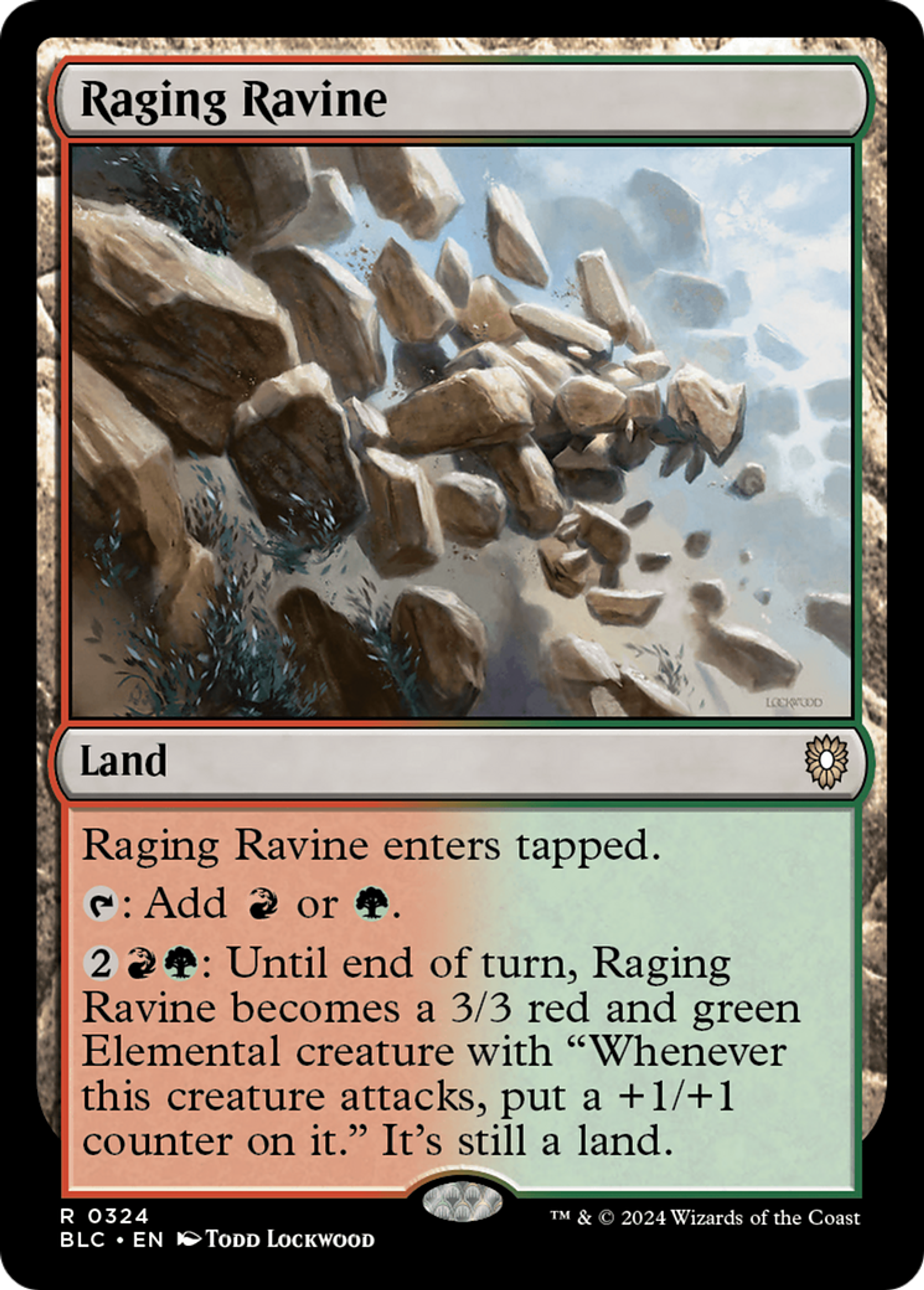 Raging Ravine — Bloomburrow Commander — Magic: The Gathering