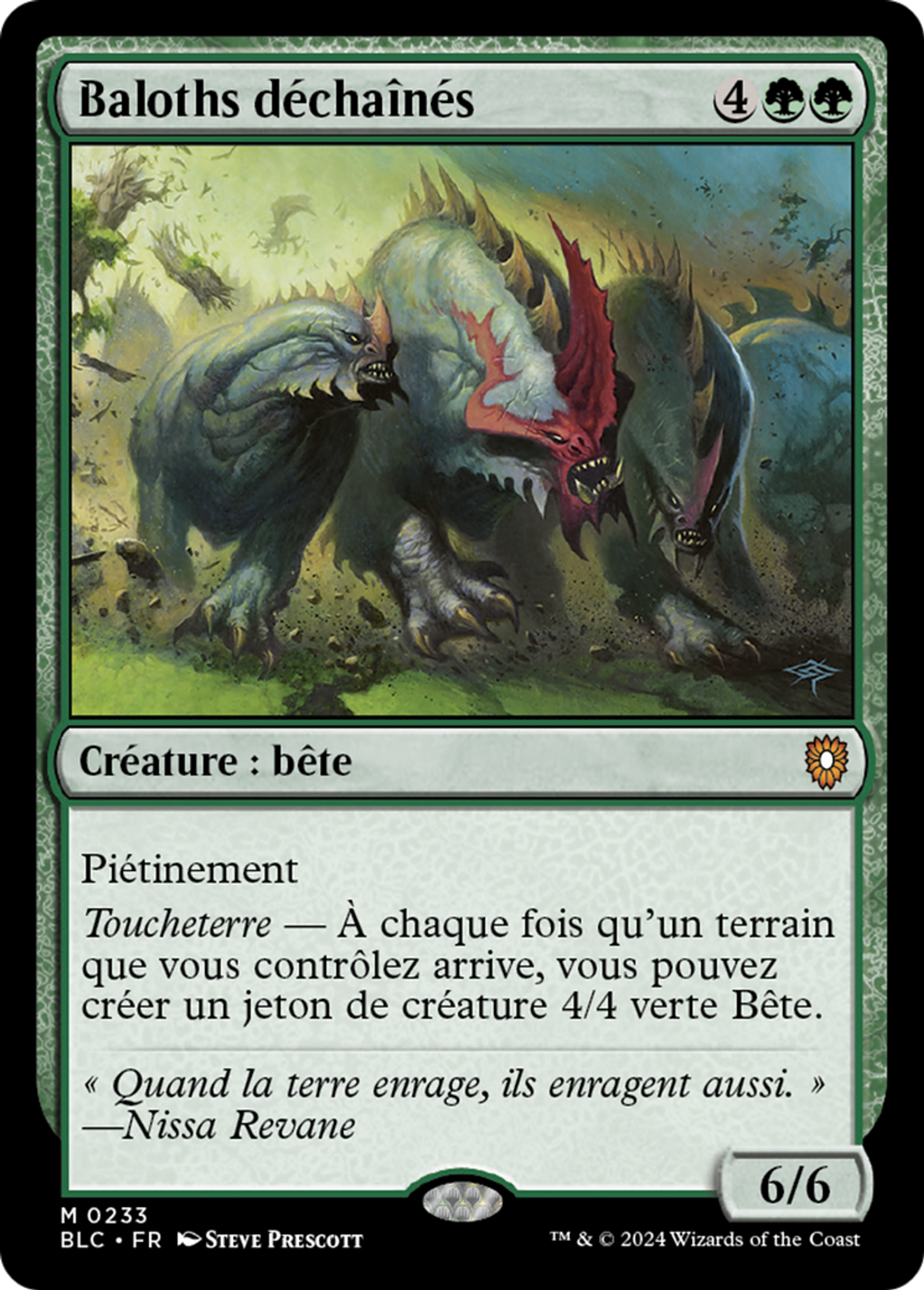 Baloths déchaînés — Bloomburrow Commander — Magic: The Gathering