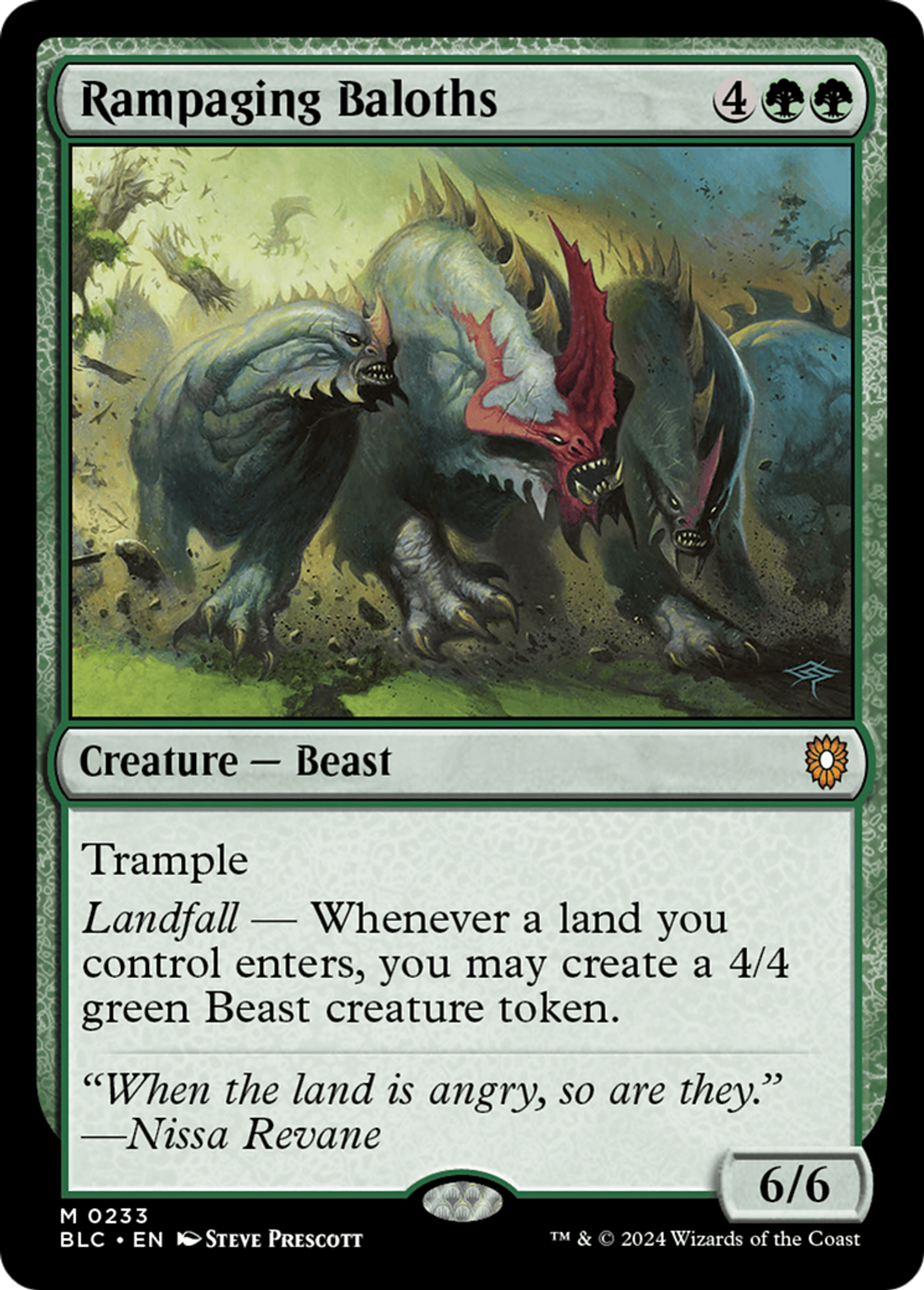 Baloths déchaînés — Bloomburrow Commander — Magic: The Gathering