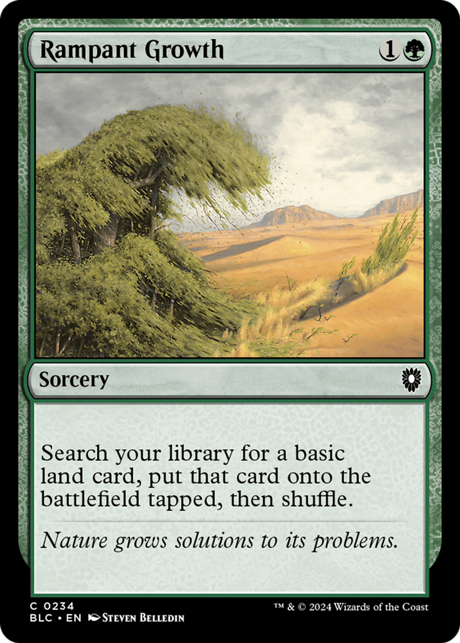 Croissance luxuriante — Bloomburrow Commander — Magic: The Gathering