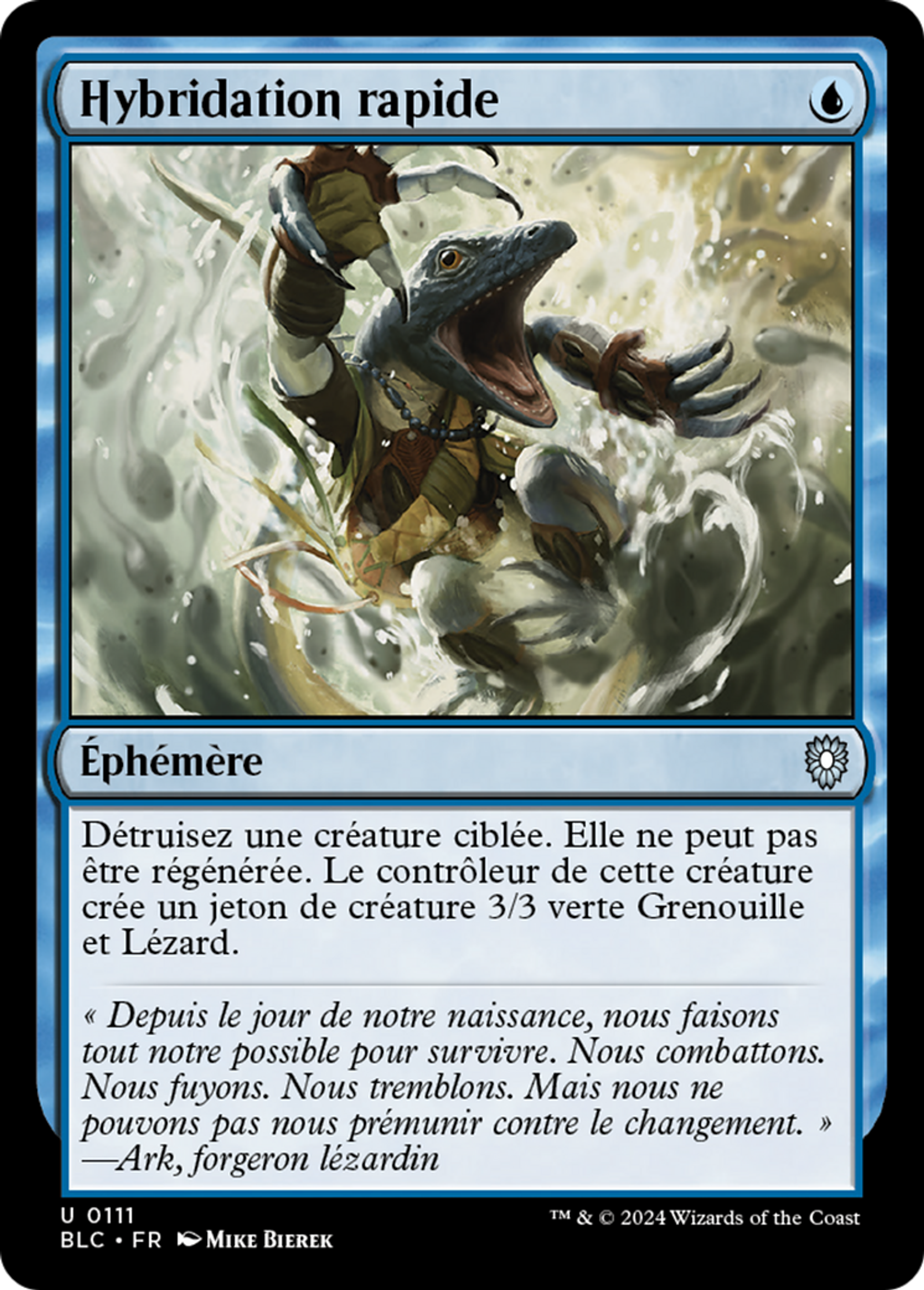 Hybridation rapide — Bloomburrow Commander — Magic: The Gathering