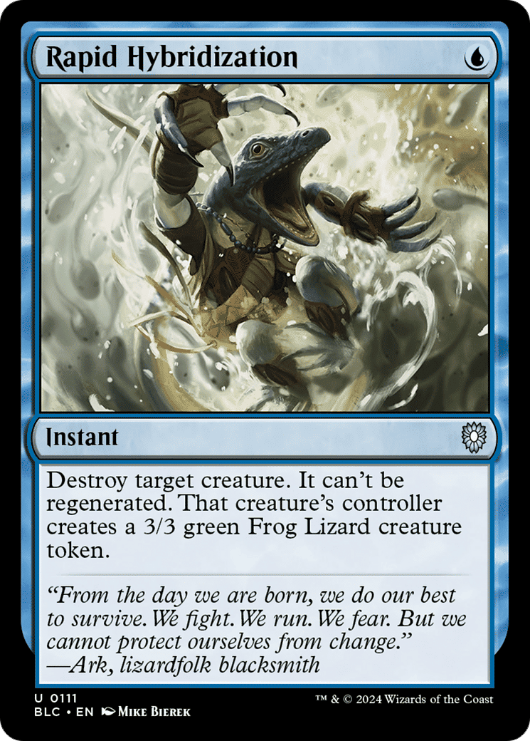 Rapid Hybridization — Bloomburrow Commander — Magic: The Gathering