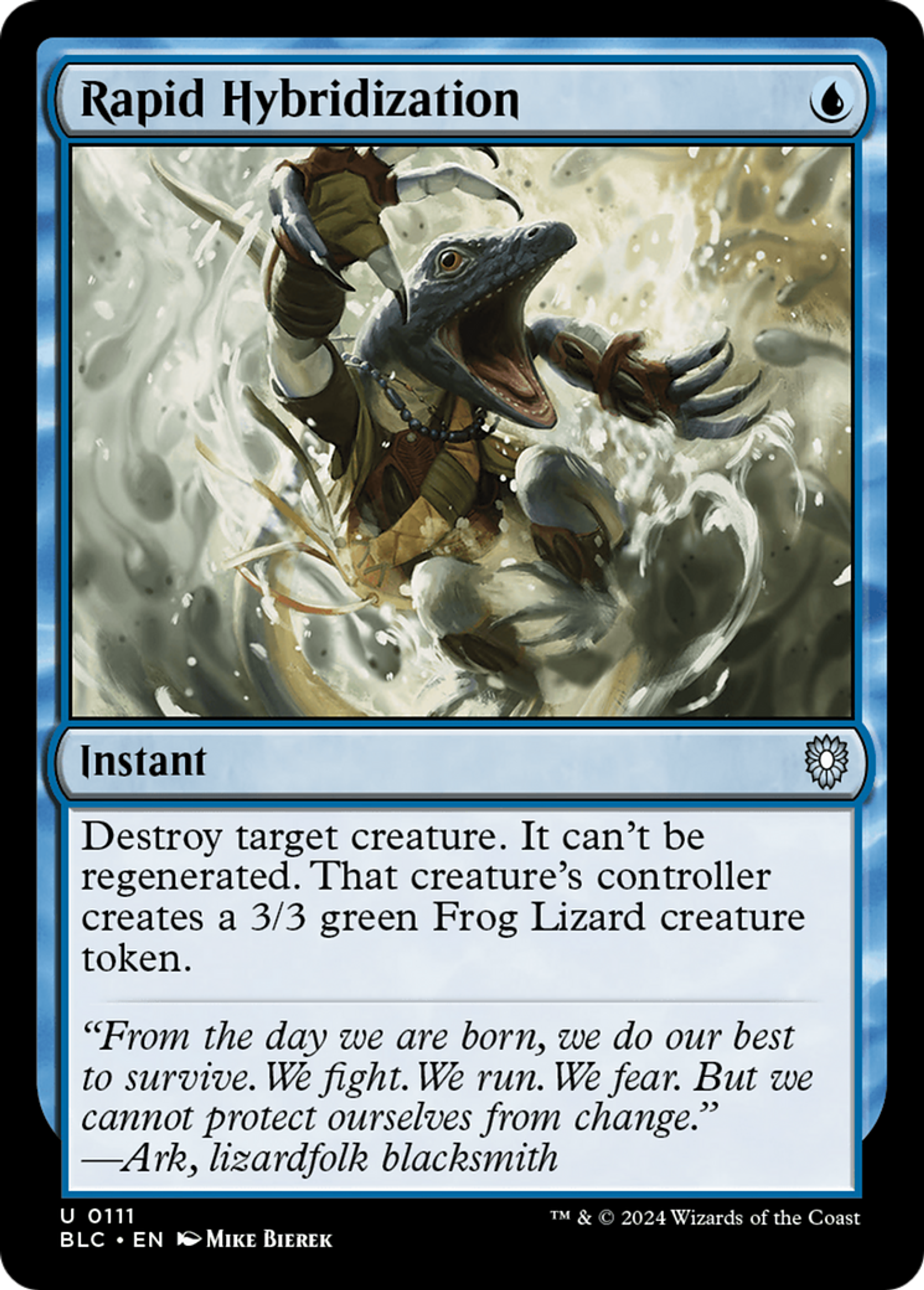 Rapid Hybridization — Bloomburrow Commander — Magic: The Gathering