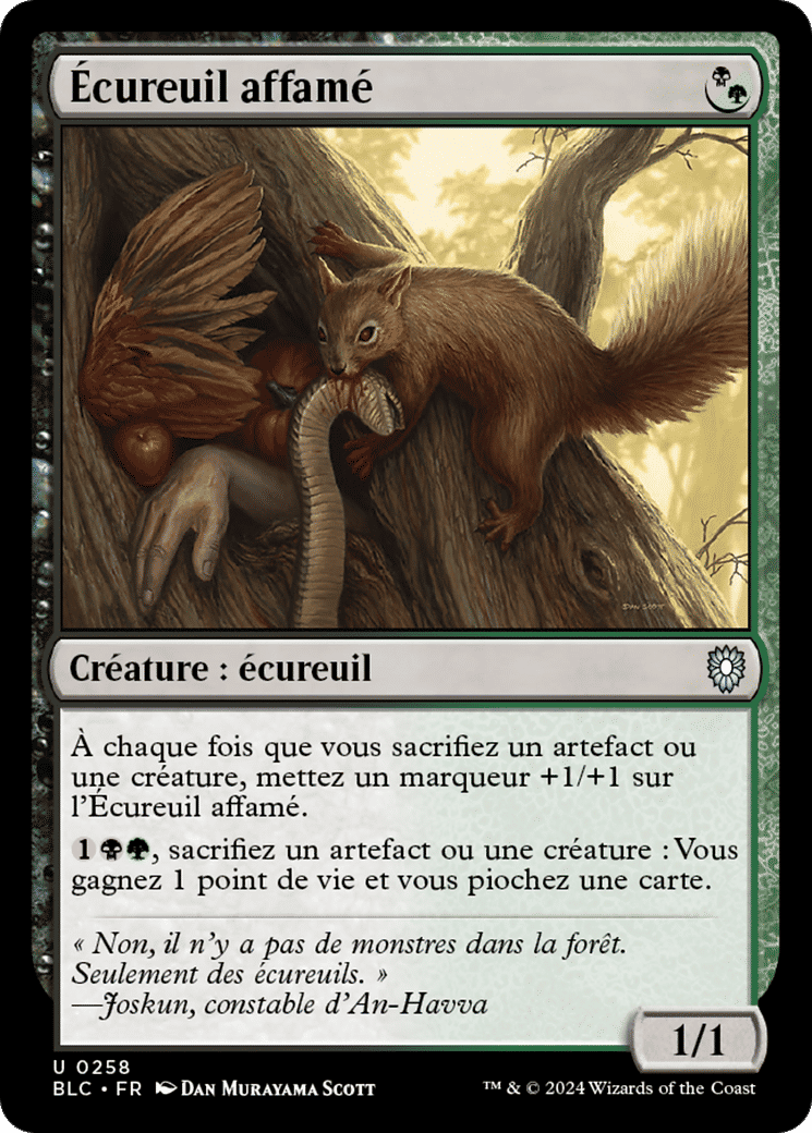 Écureuil affamé — Bloomburrow Commander — Magic: The Gathering