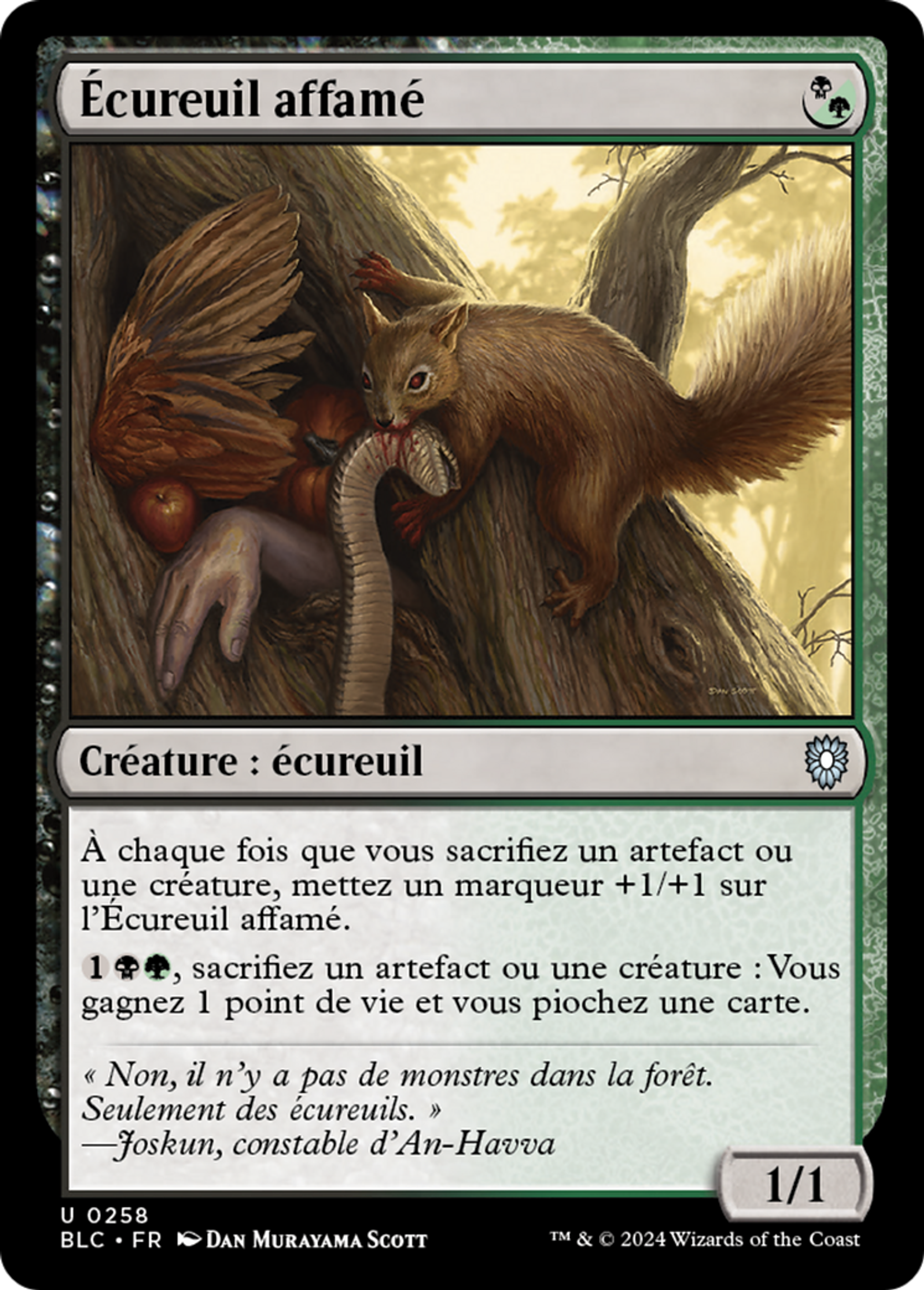 Écureuil affamé — Bloomburrow Commander — Magic: The Gathering