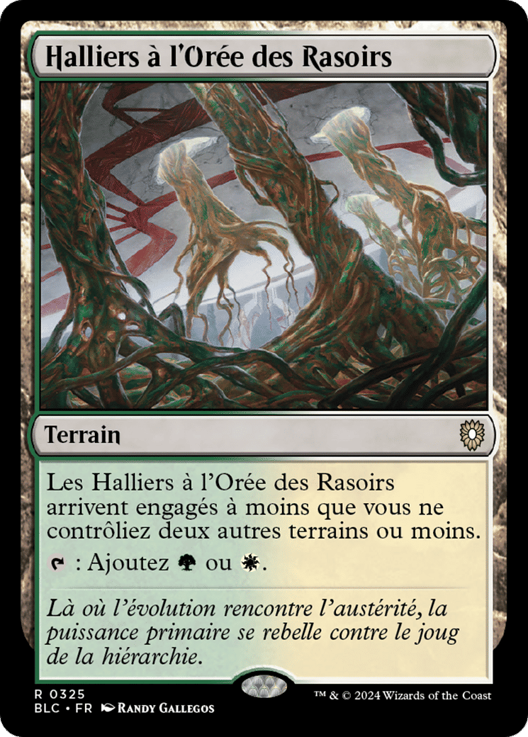 Halliers à l'Orée des Rasoirs — Bloomburrow Commander — Magic: The Gathering
