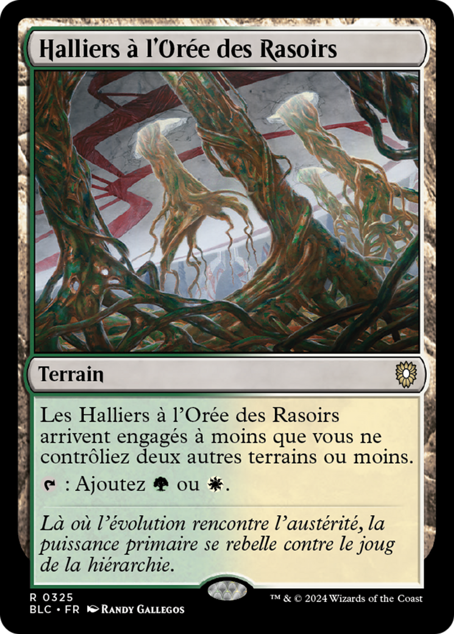 Halliers à l'Orée des Rasoirs — Bloomburrow Commander — Magic: The Gathering