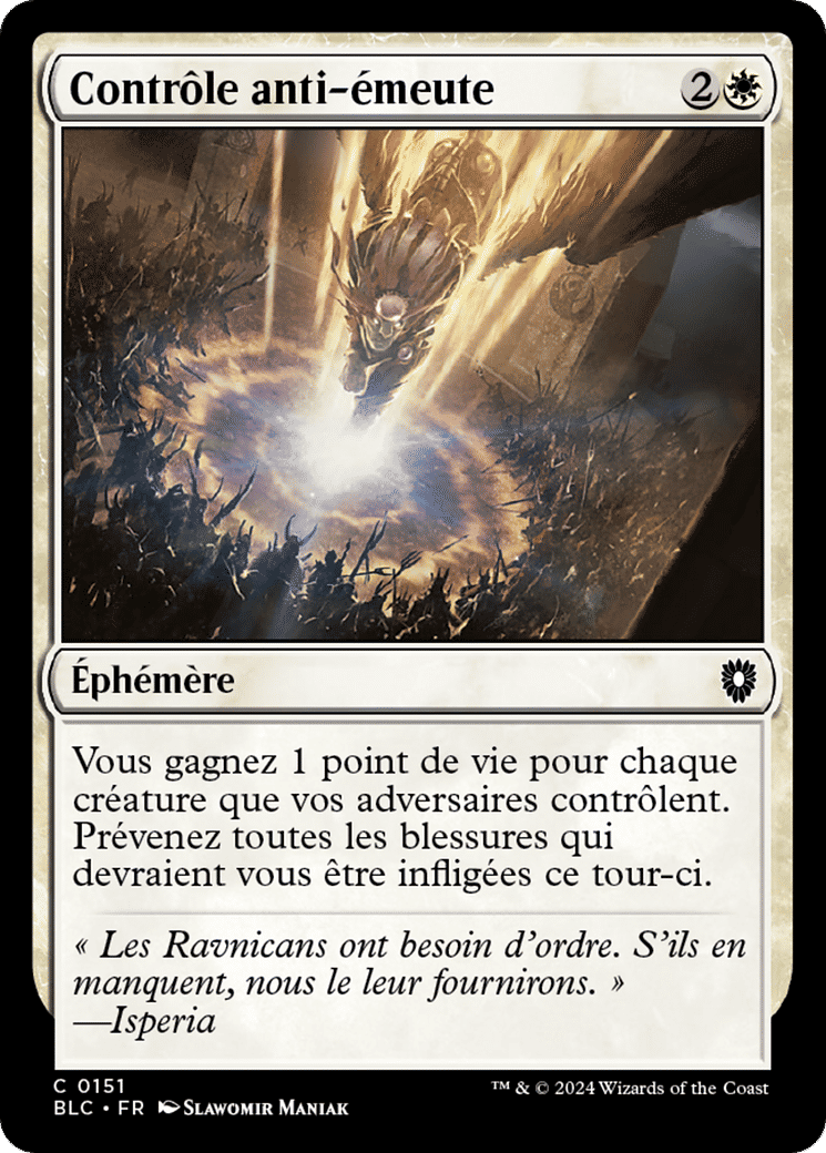 Contrôle anti-émeute — Bloomburrow Commander — Magic: The Gathering