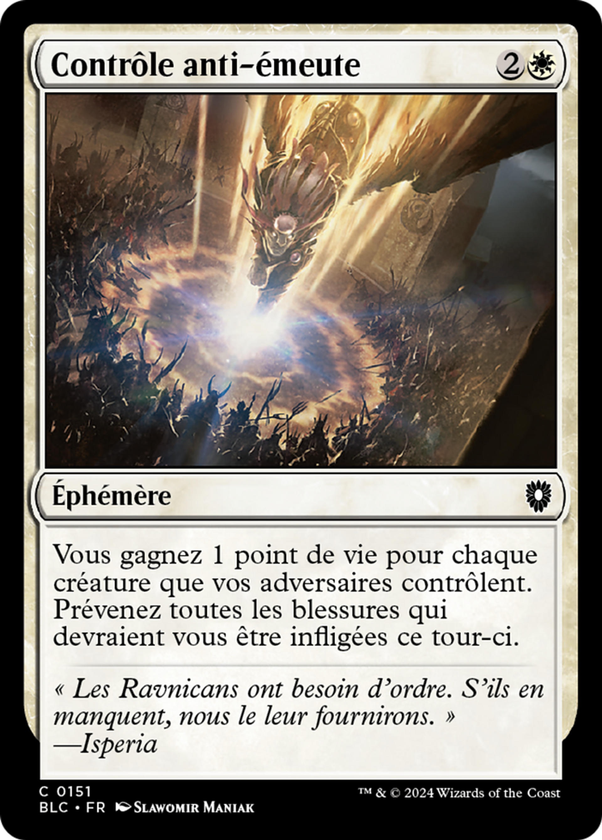 Contrôle anti-émeute — Bloomburrow Commander — Magic: The Gathering
