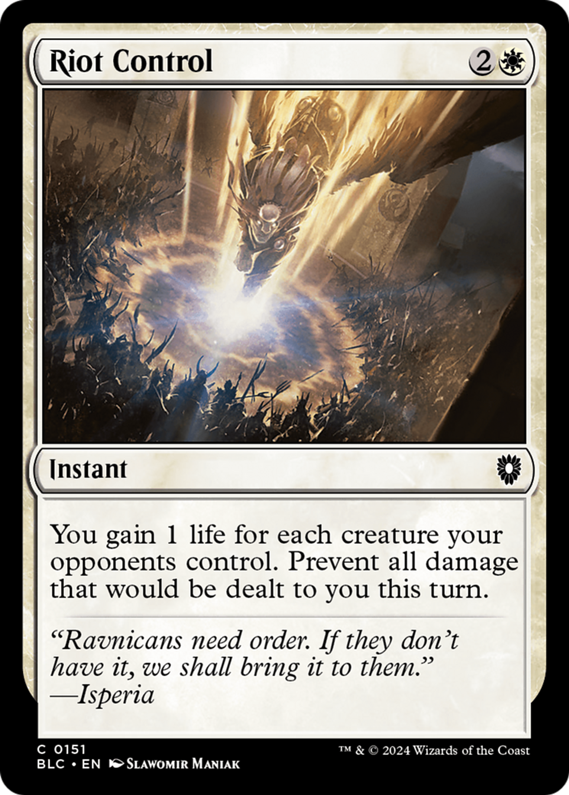 Riot Control — Bloomburrow Commander — Magic: The Gathering