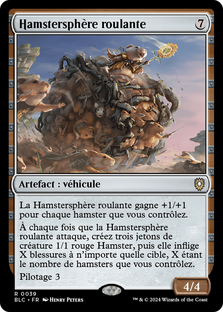 Hamstersphère roulante — Bloomburrow Commander — Magic: The Gathering