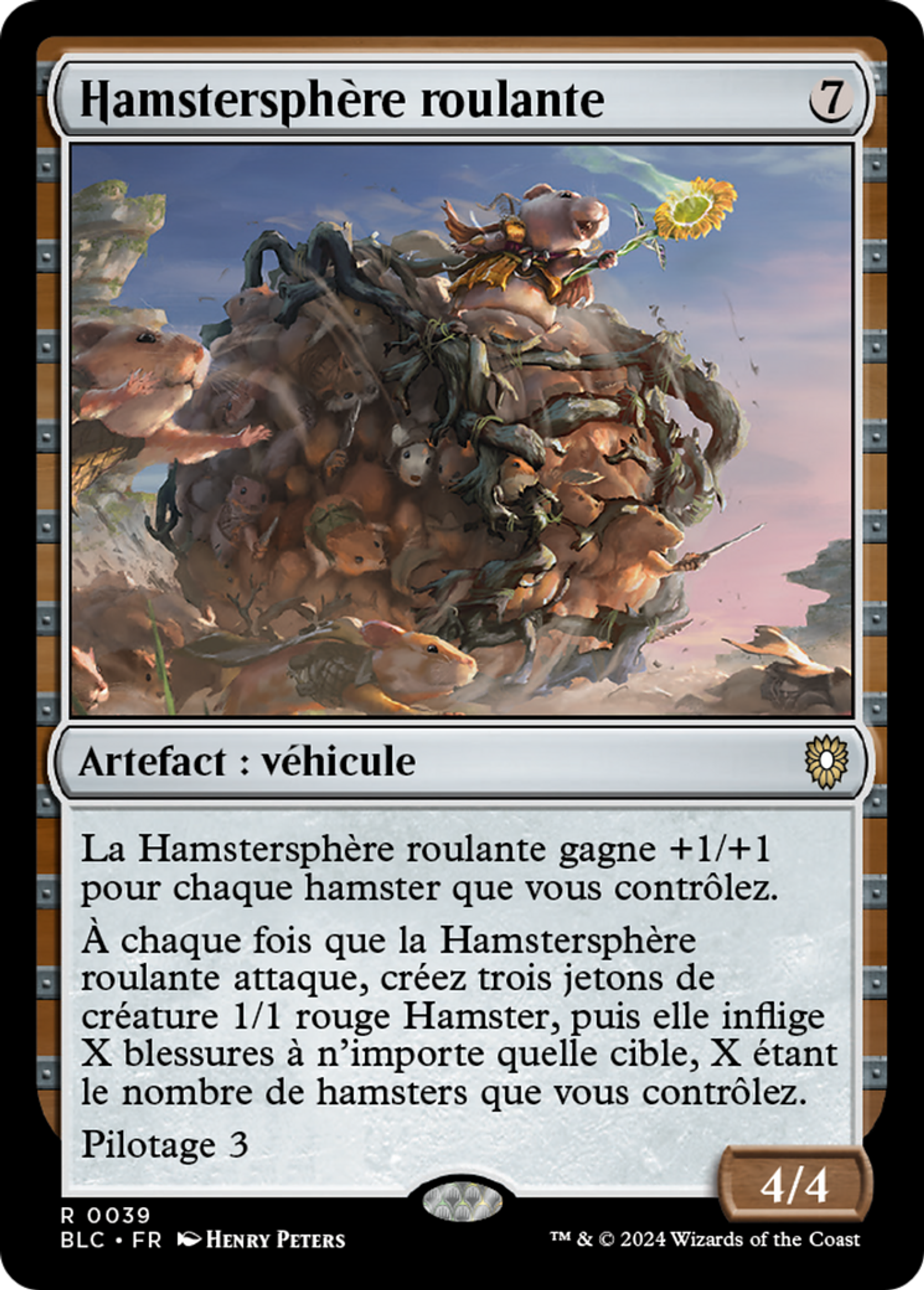 Hamstersphère roulante — Bloomburrow Commander — Magic: The Gathering
