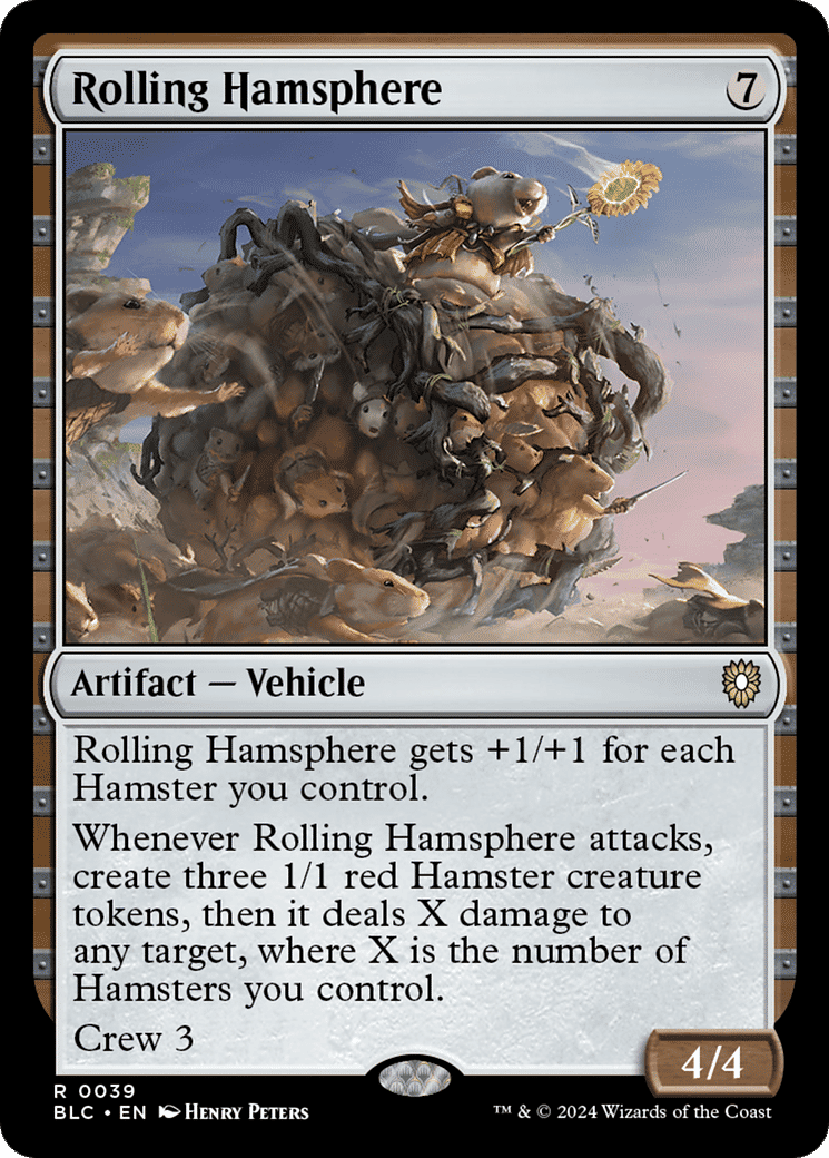 Rolling Hamsphere — Bloomburrow Commander — Magic: The Gathering
