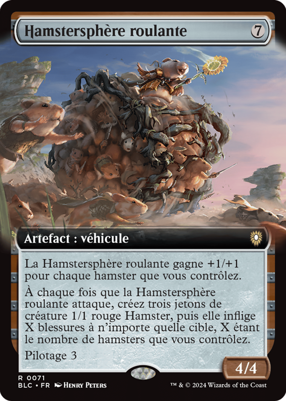 Hamstersphère roulante from Bloomburrow Commander - Magic: The Gathering