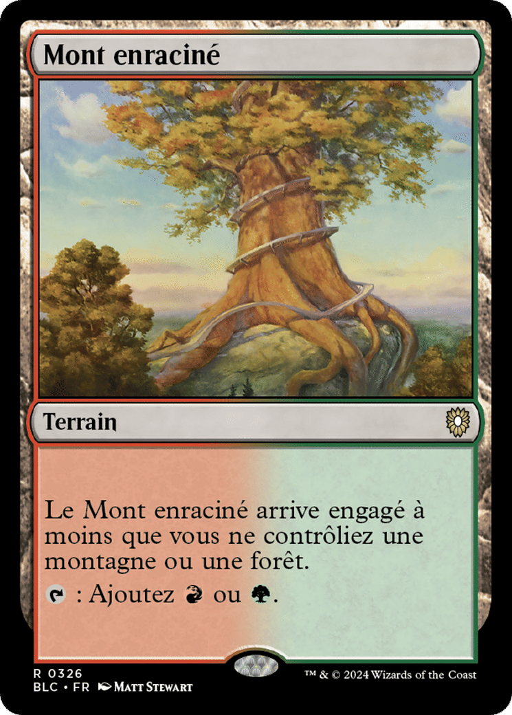 Mont enraciné — Bloomburrow Commander — Magic: The Gathering