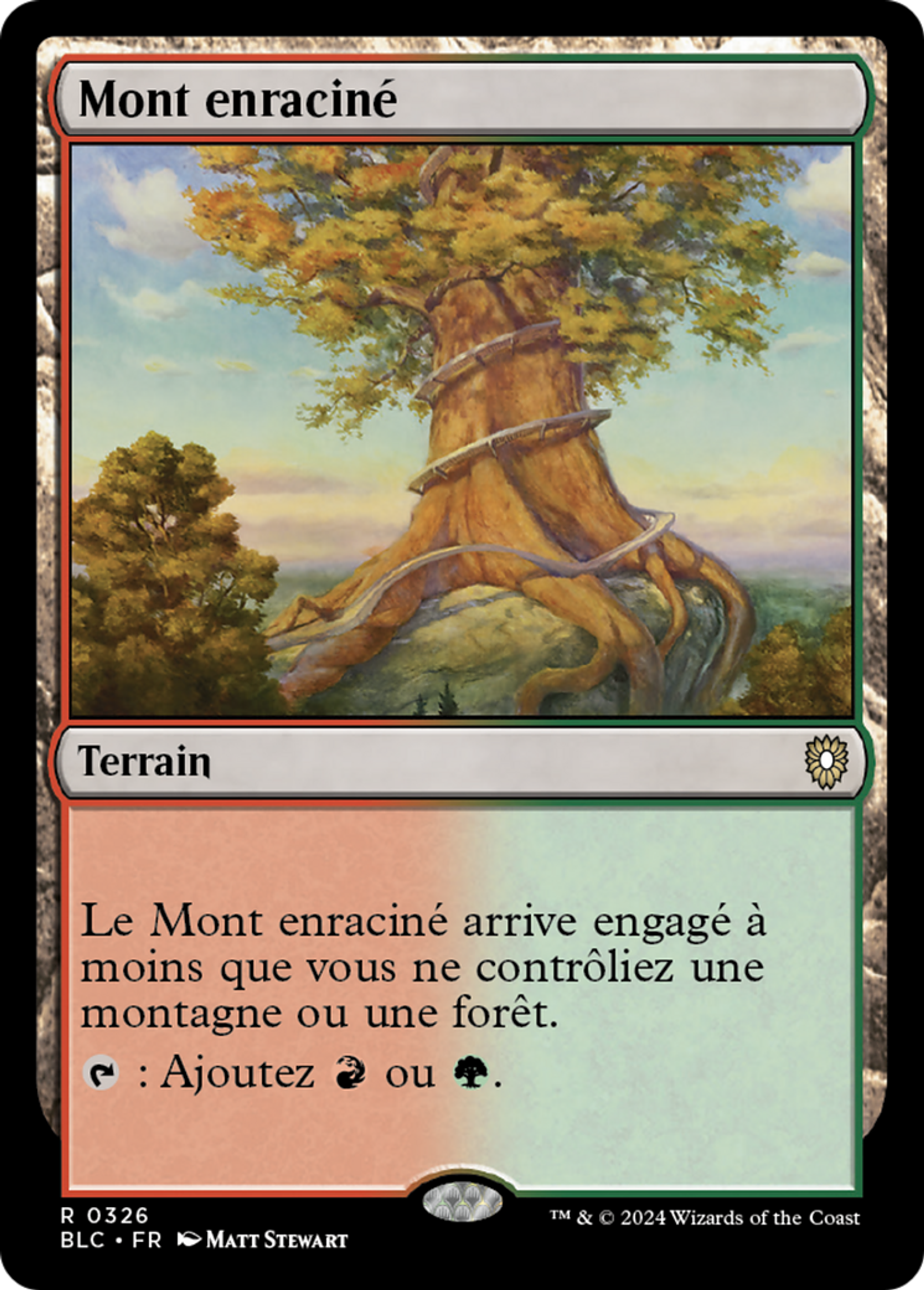 Mont enraciné — Bloomburrow Commander — Magic: The Gathering
