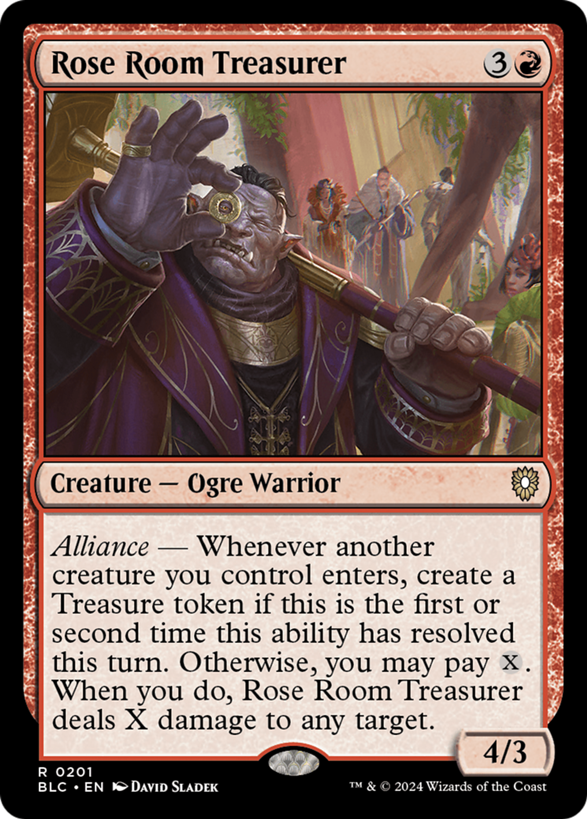 Trésorier de la Chambre rose — Bloomburrow Commander — Magic: The Gathering