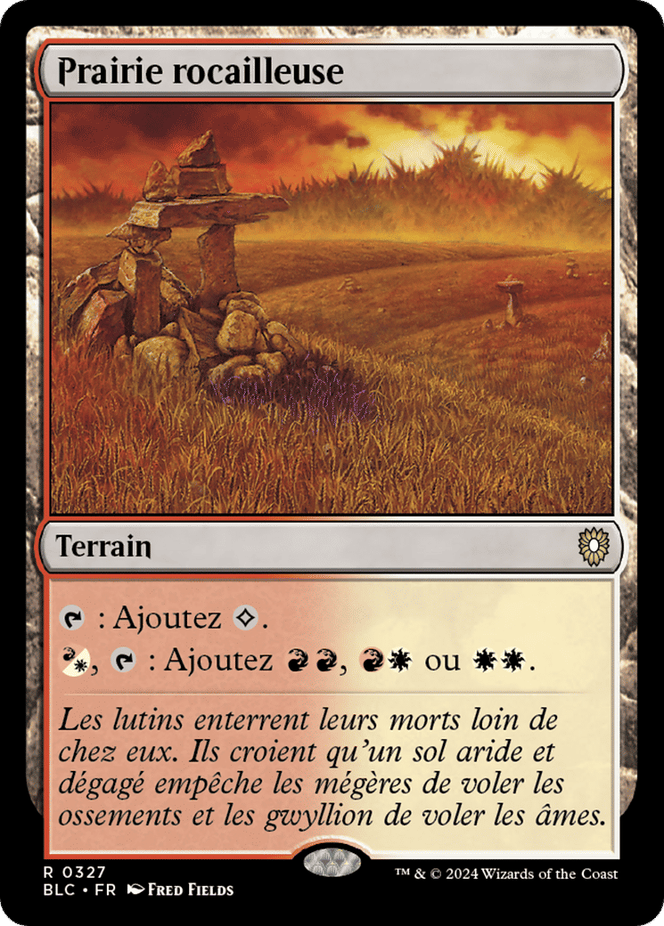 Prairie rocailleuse — Bloomburrow Commander — Magic: The Gathering