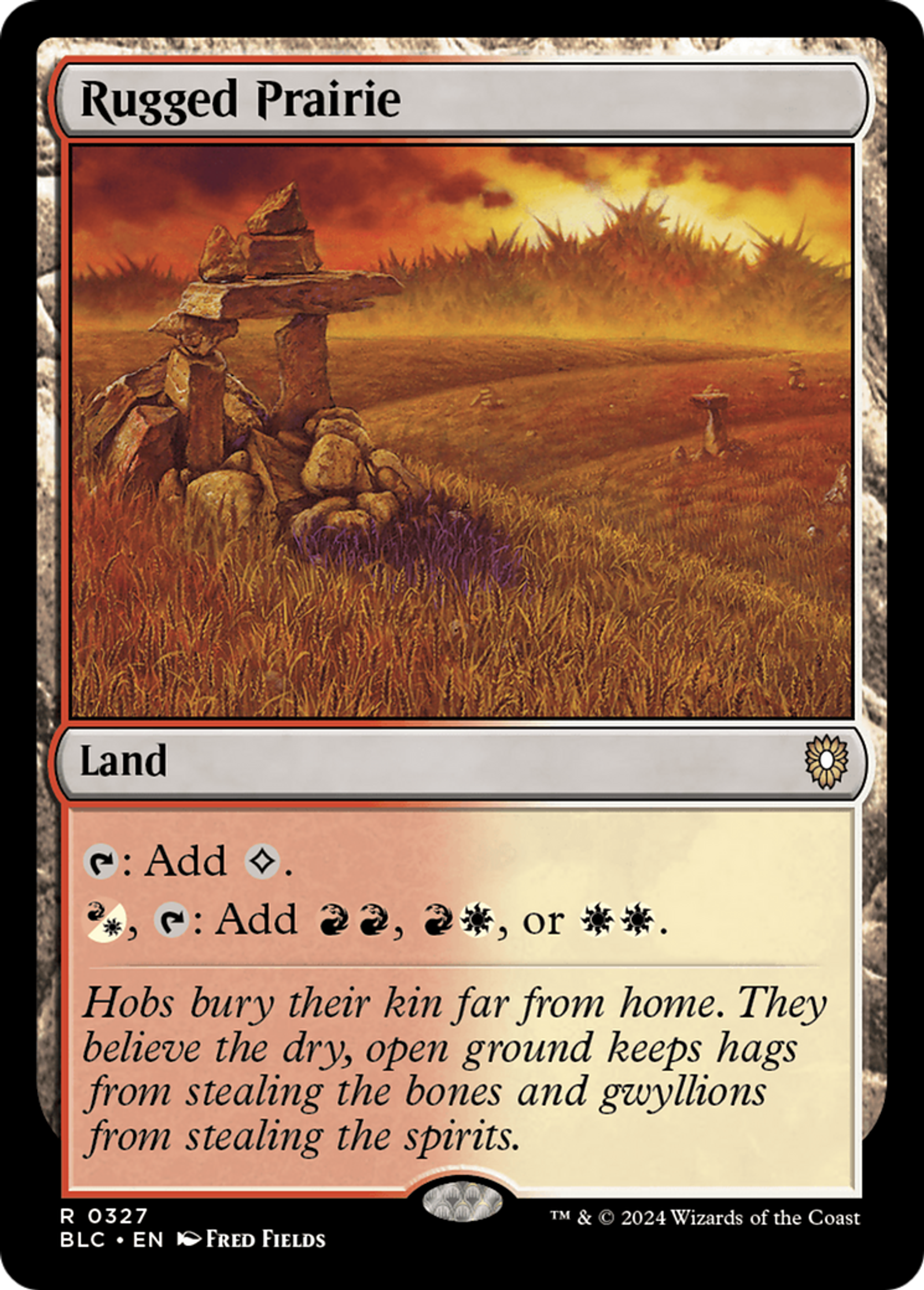 Rugged Prairie — Bloomburrow Commander — Magic: The Gathering