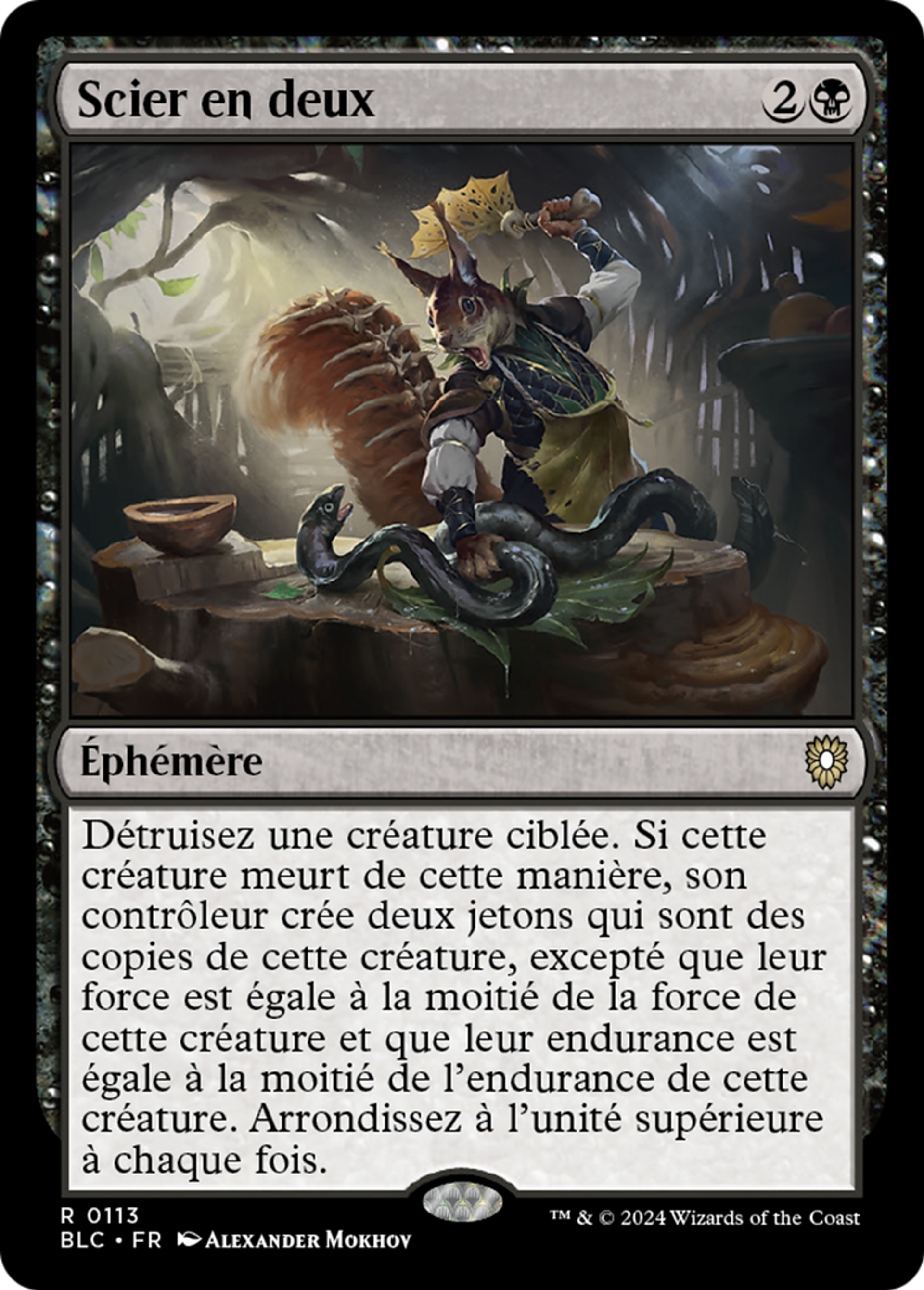 Scier en deux — Bloomburrow Commander — Magic: The Gathering