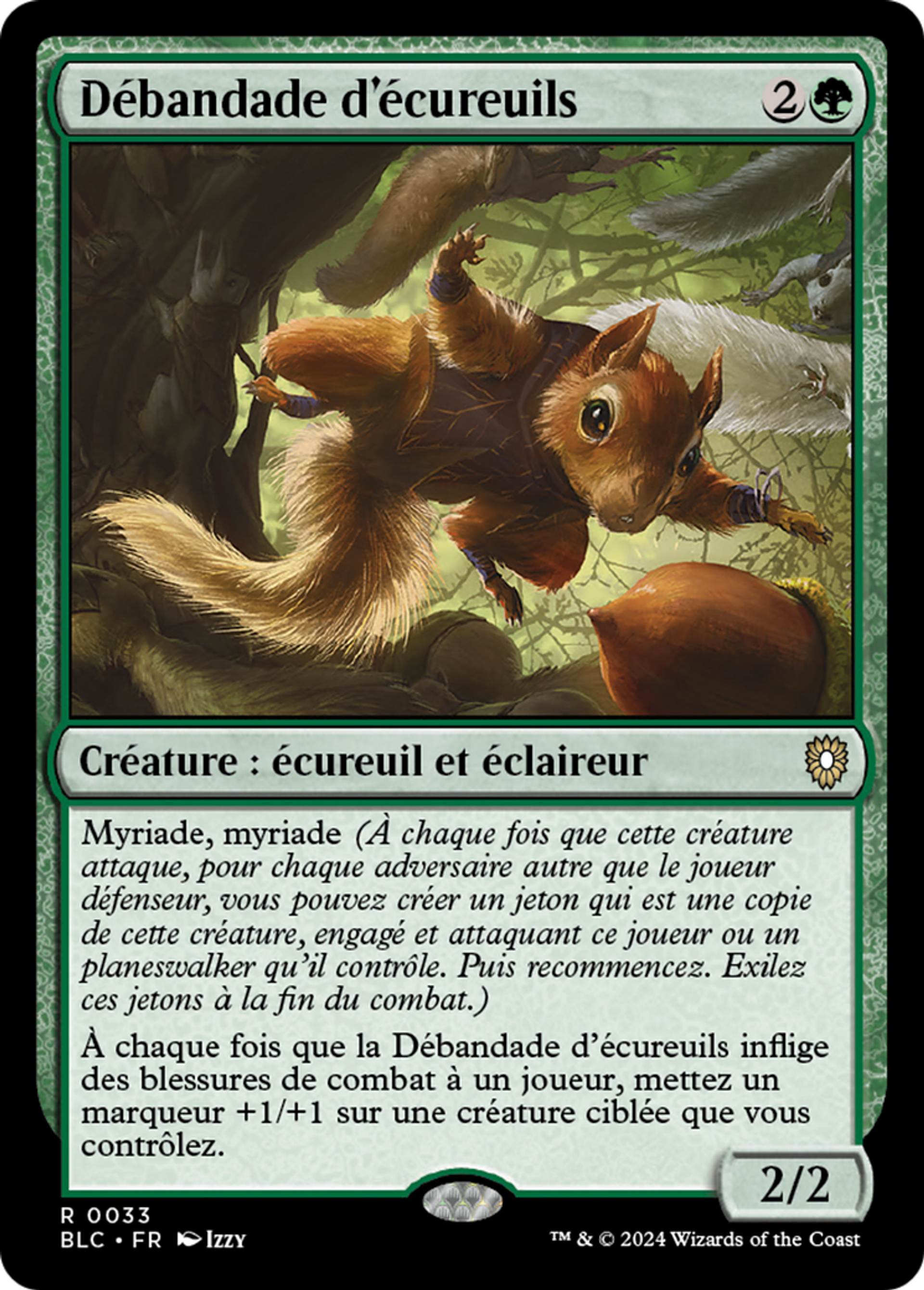 Débandade d'écureuils — Bloomburrow Commander — Magic: The Gathering