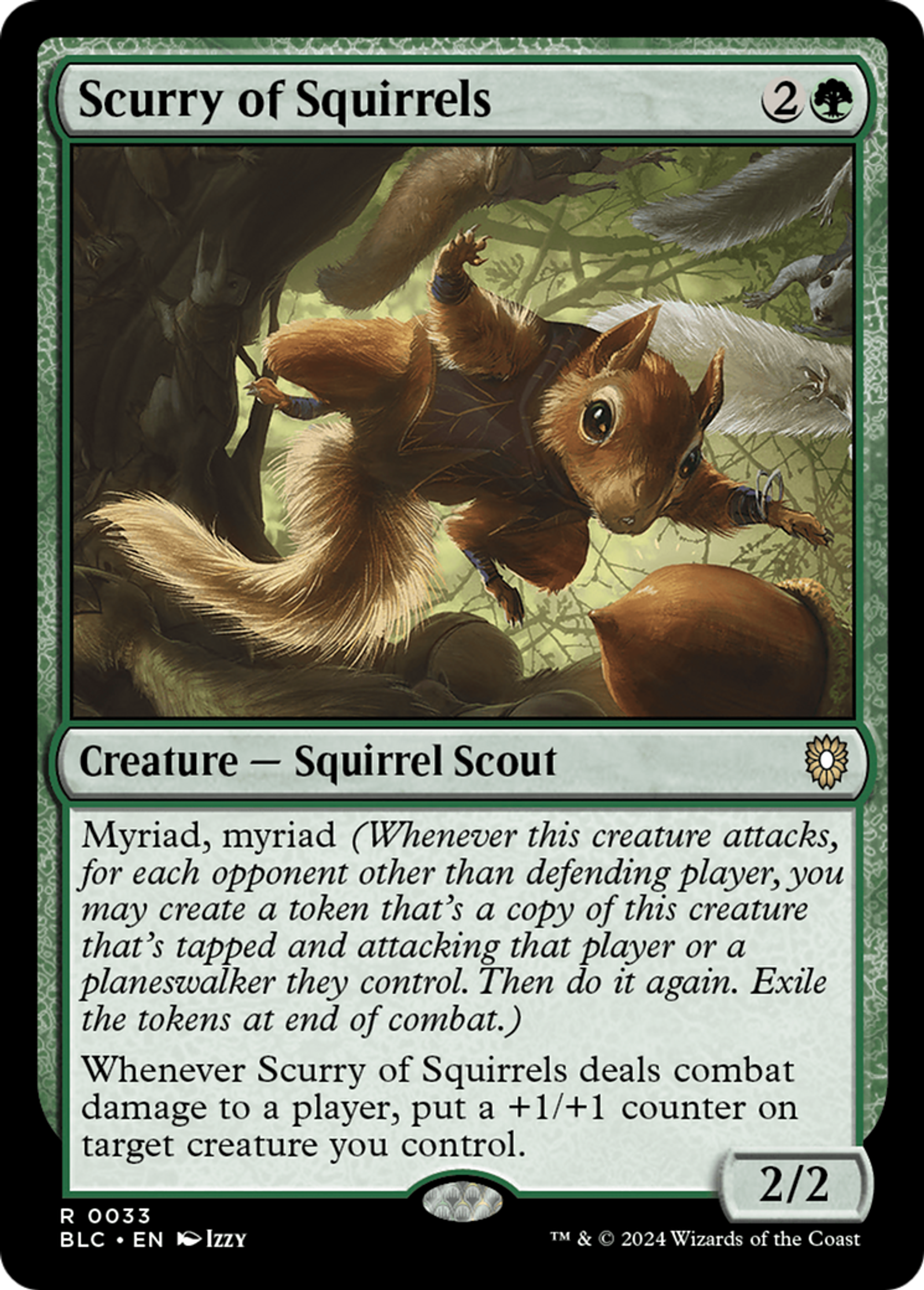Scurry of Squirrels — Bloomburrow Commander — Magic: The Gathering